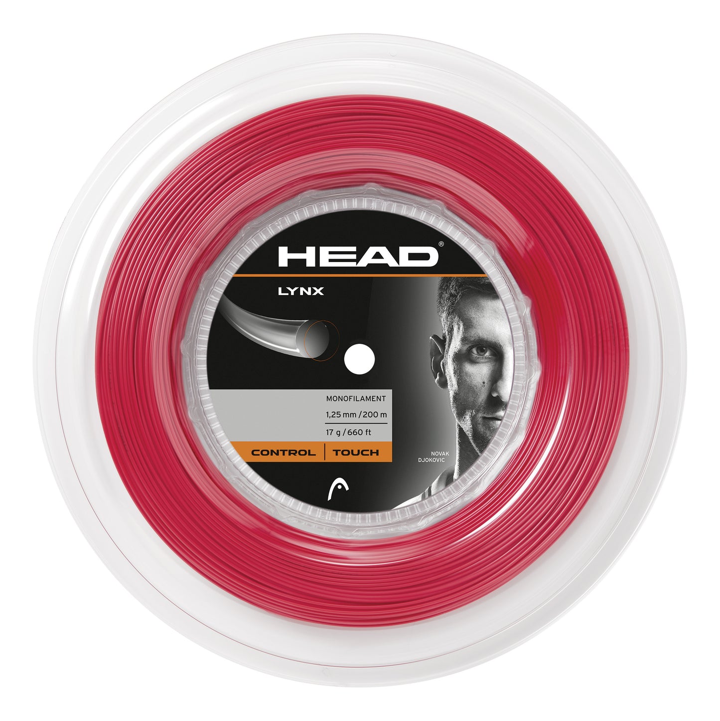 HEAD Lynx Výplet-Role 200m-Červená