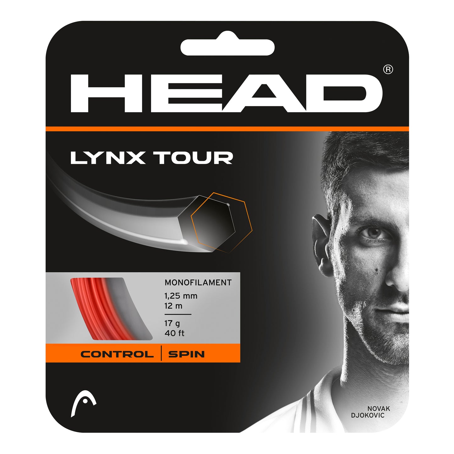 HEAD Lynx Tour Výpletová Sada 12m-Oranžová