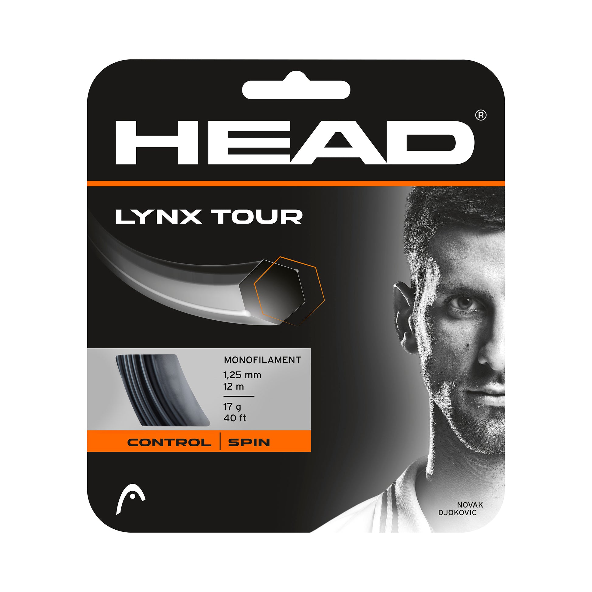 HEAD Lynx Tour Výpletová Sada 12m-Černá