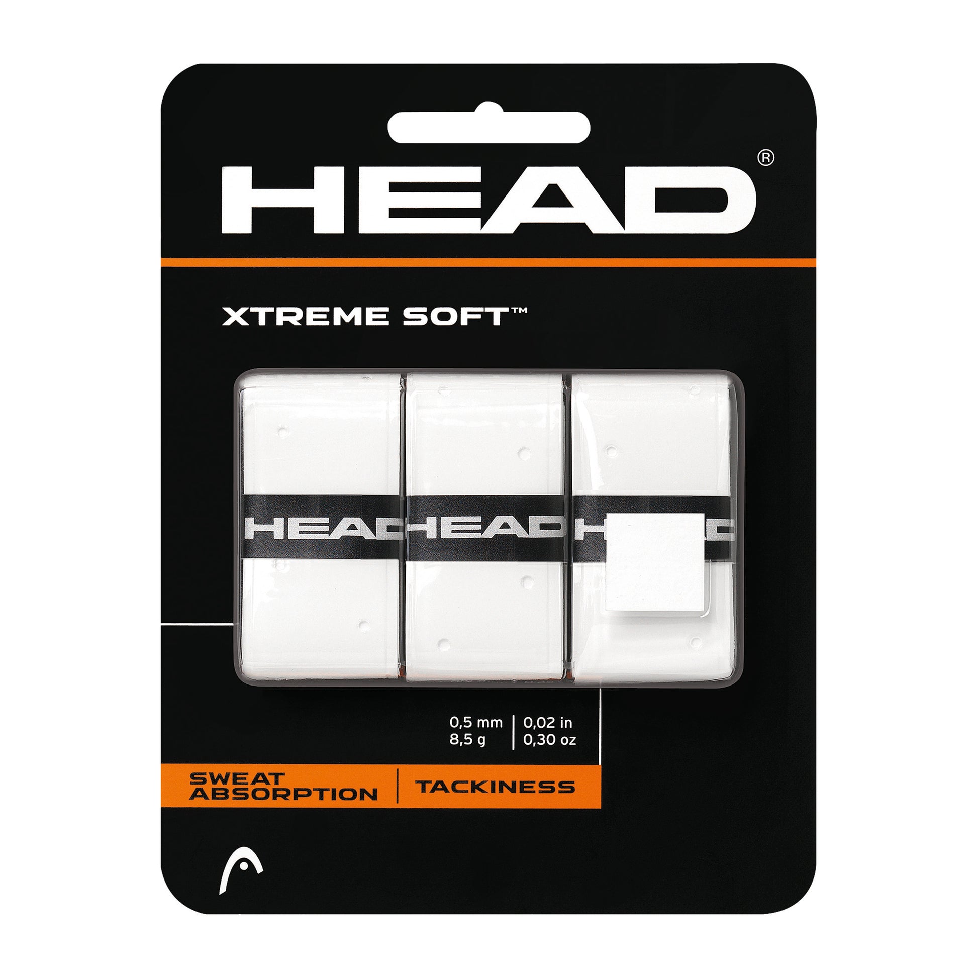 HEAD Xtreme Soft 3ks v baleni - bílá