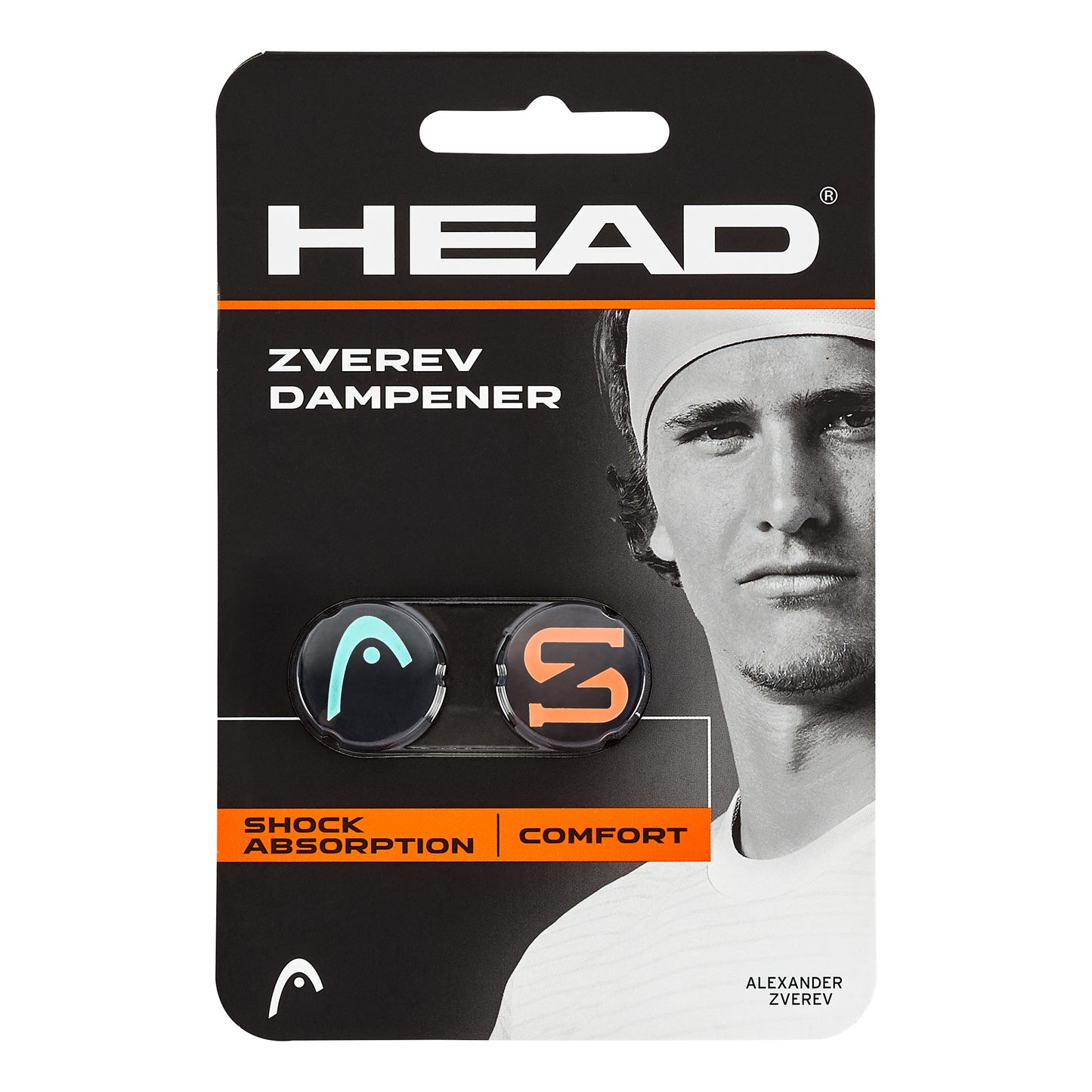 HEAD Zverev Tlumítko Vibrací 2ks V Baleni-Vícebarevné