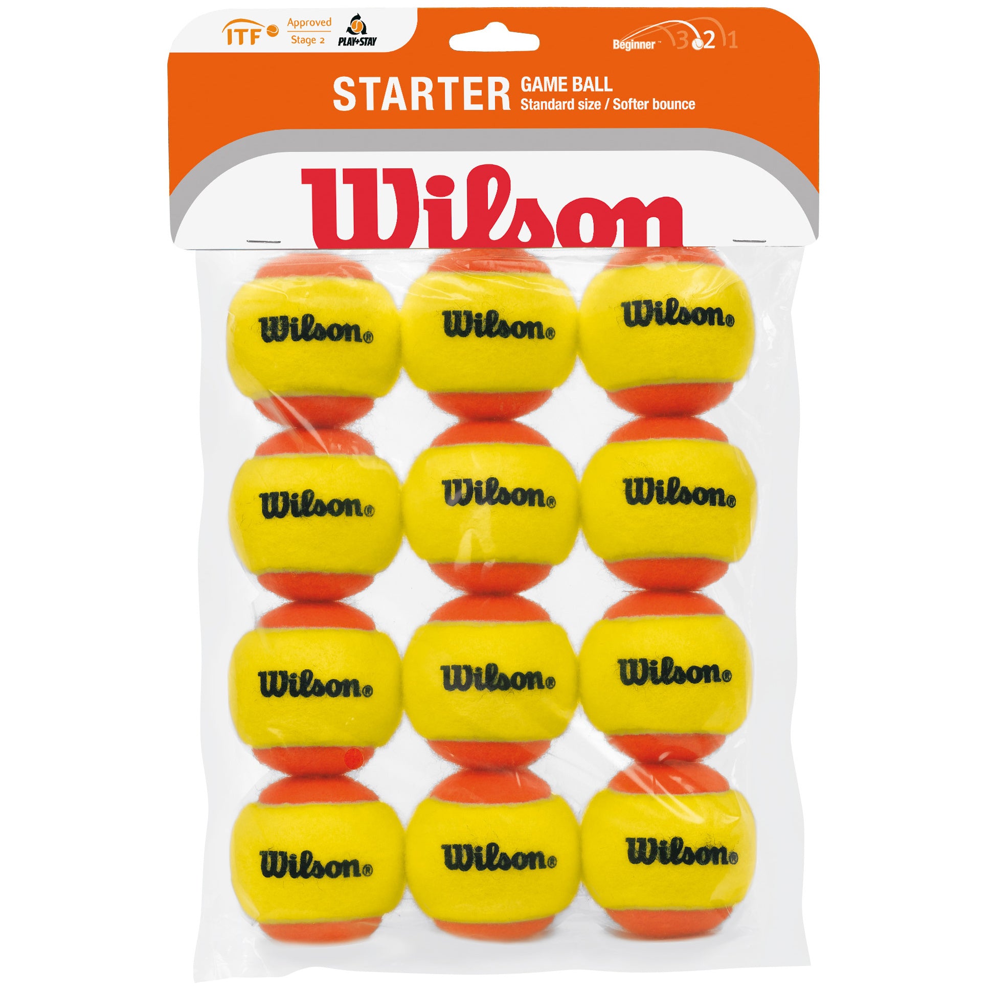 Wilson Starter Balls Stage 2 12ks V Balíčku