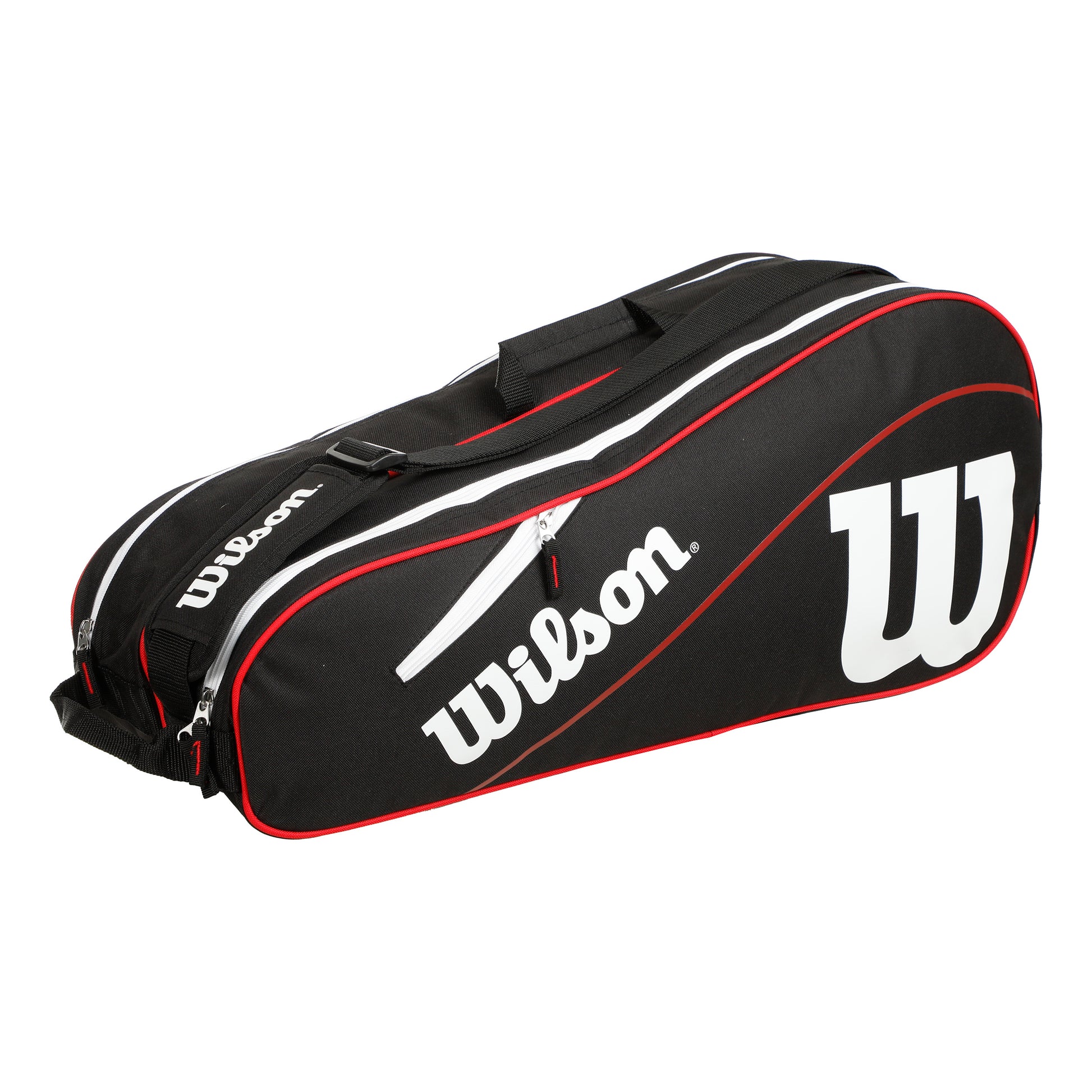 Wilson Advantage III Six Taška Na Raketu-Černá,Bílá