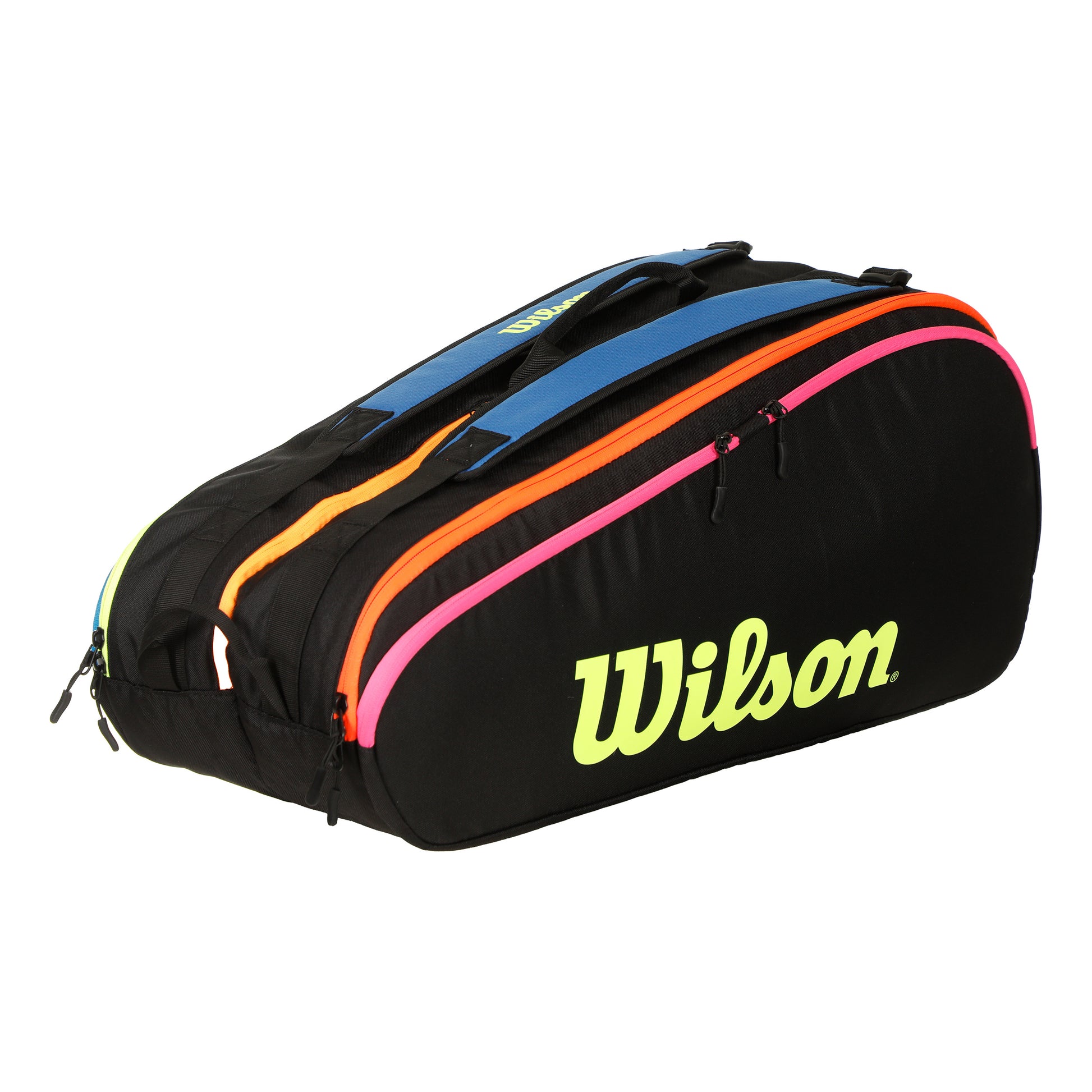 Wilson Team Neon Collection Taška Na Raketu 12ks Special Edition-Černá