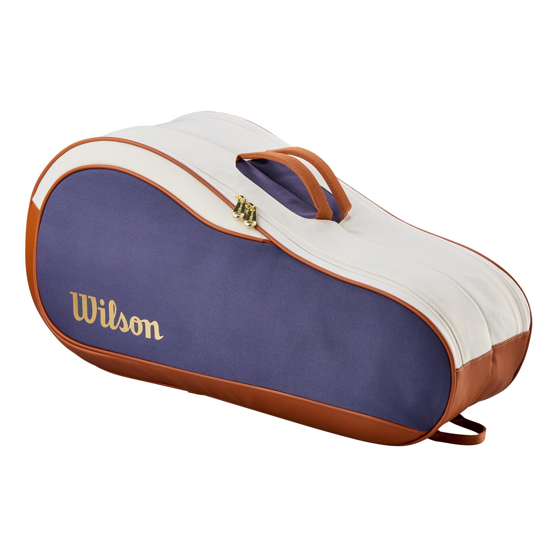 Wilson Tour Heritage V2 Taška na raketu 6ks - krémová