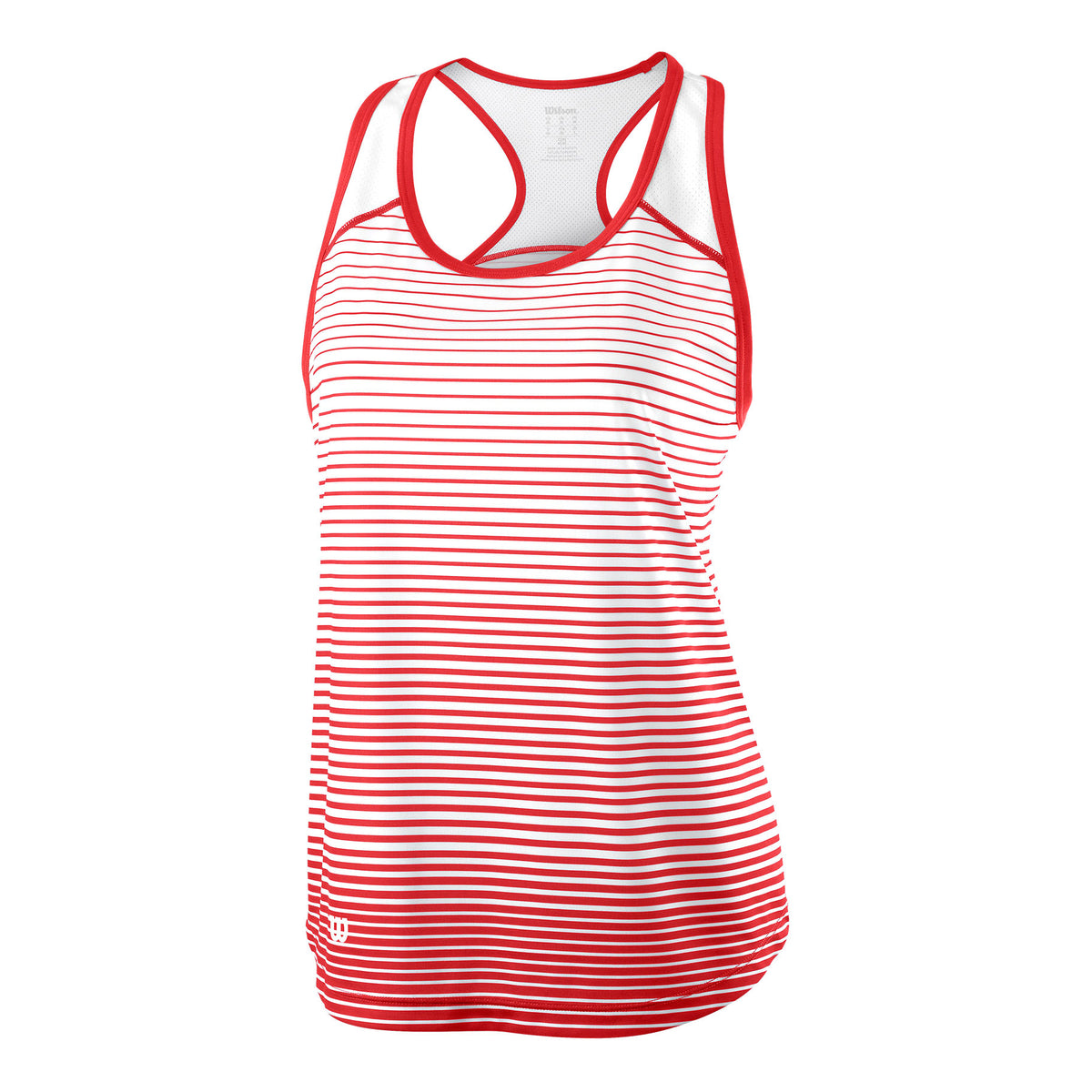 Wilson Striped Sportovní tílko Dámy - červená, bílá