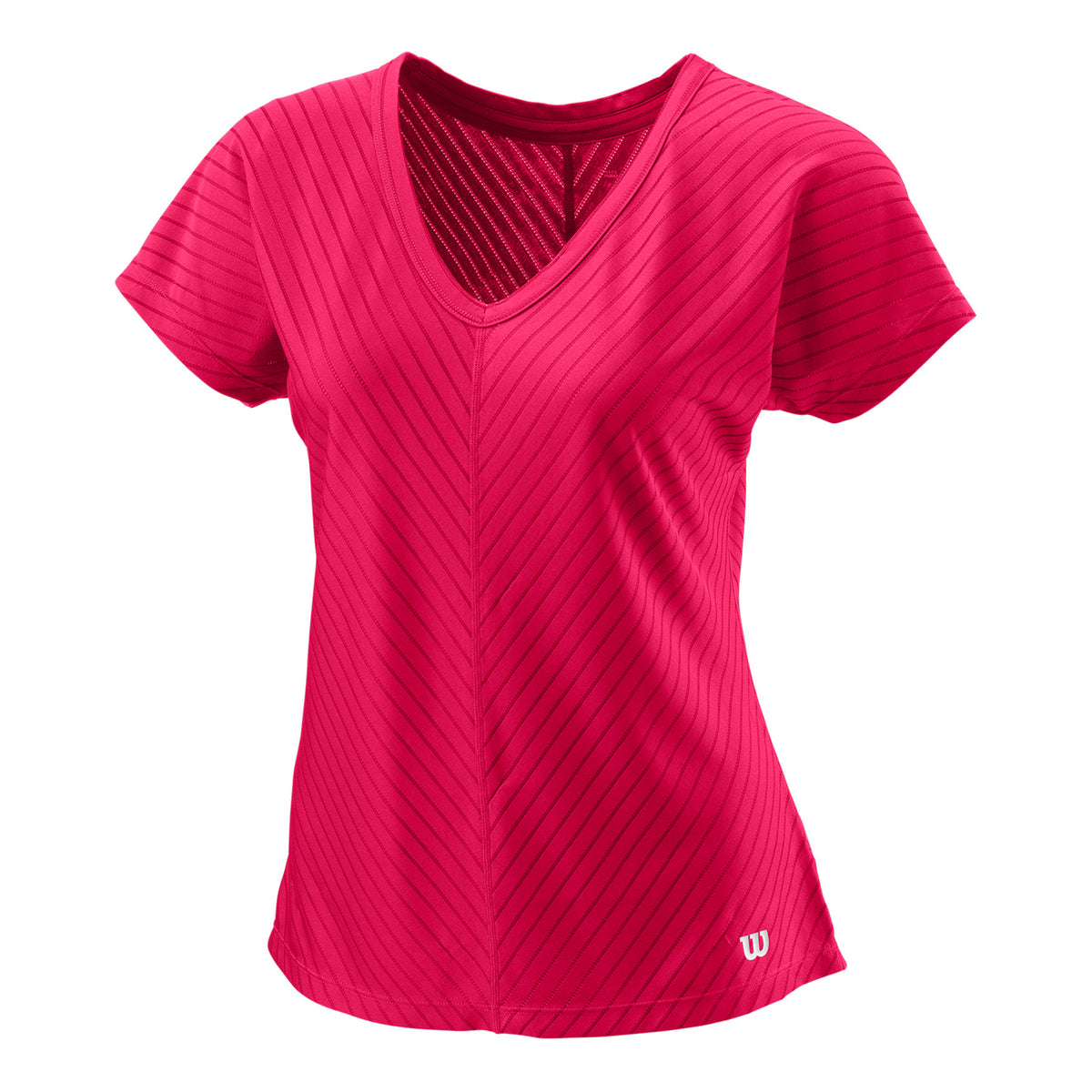 Wilson Training V-Neck II Tričko Dámy - růžová,