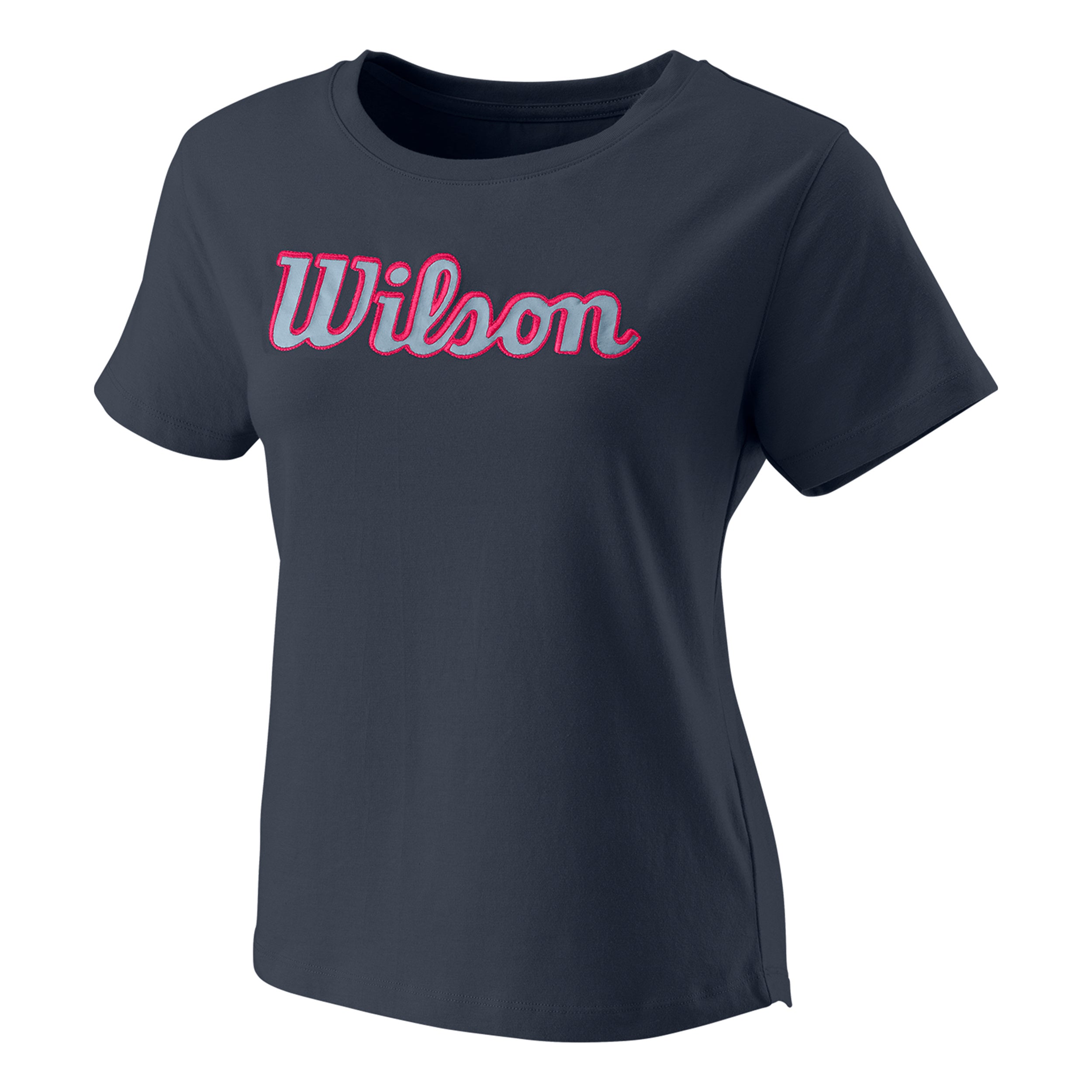 Wilson Sript Eco Tričko Dámy - modrá, červená