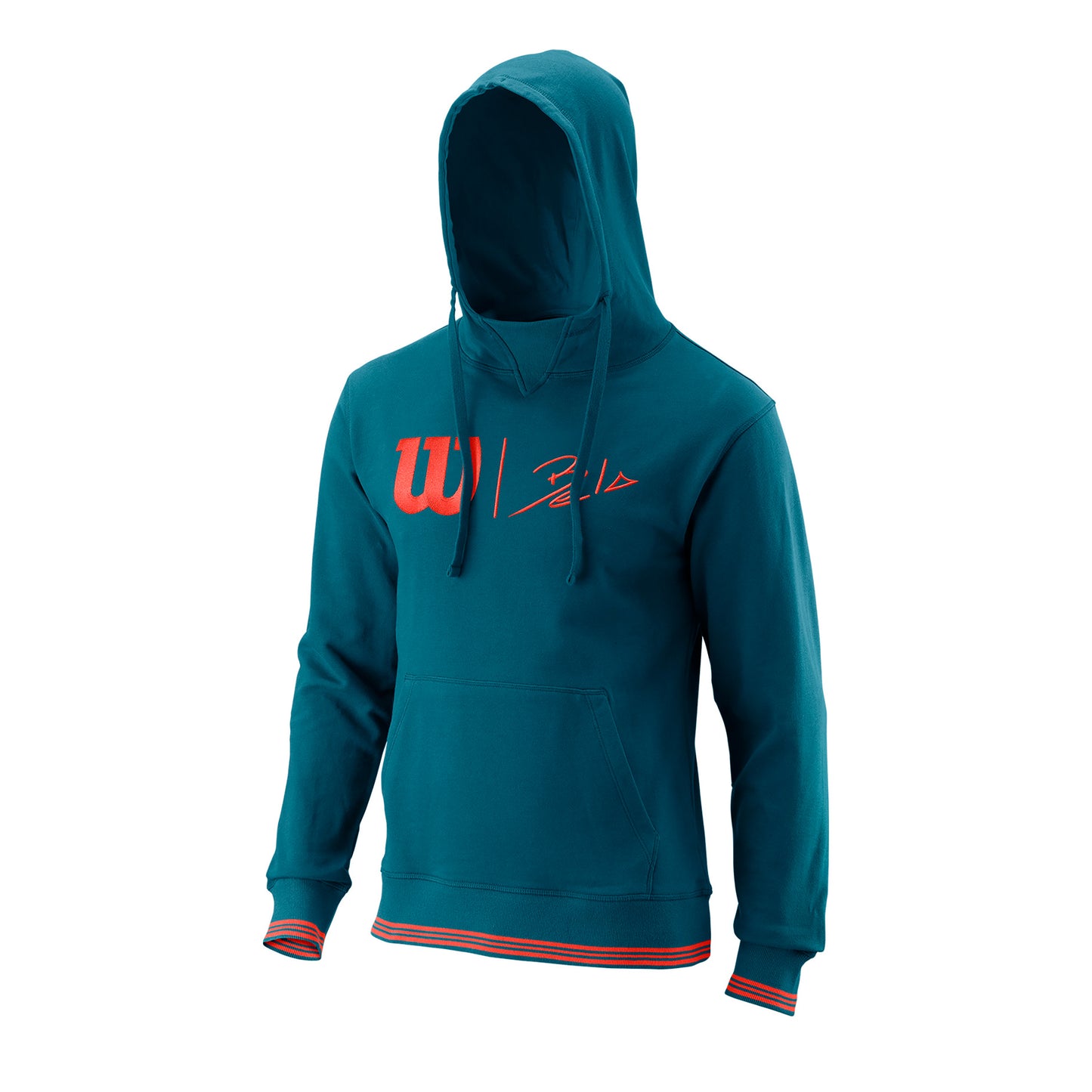 Wilson Bela Slimfit Hoody Muži - modrá, oranžová