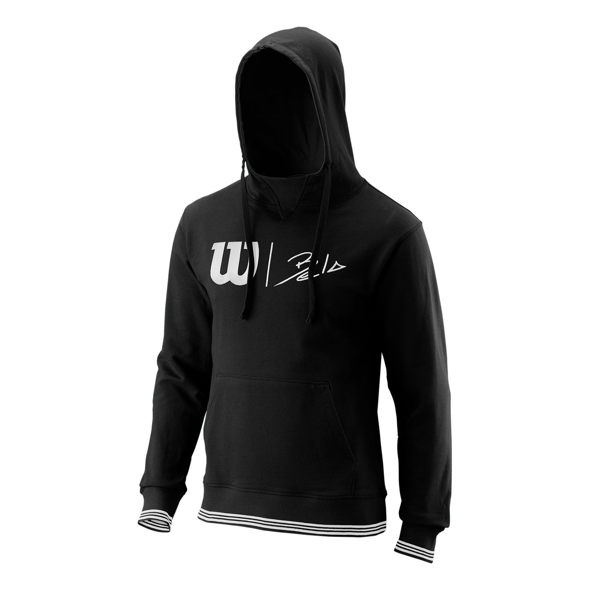 Wilson Bela Slimfit Hoody Muži - černá, bílá