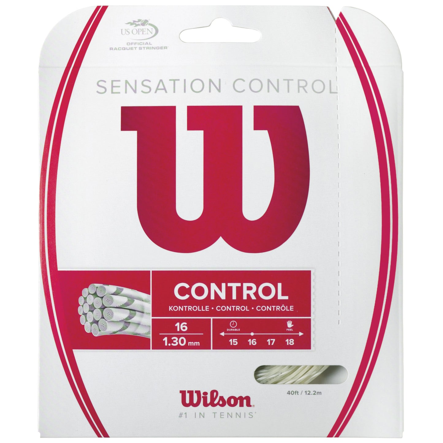 Wilson Sensation Control Výpletová Sada 12,2m-Přírodní Barvy