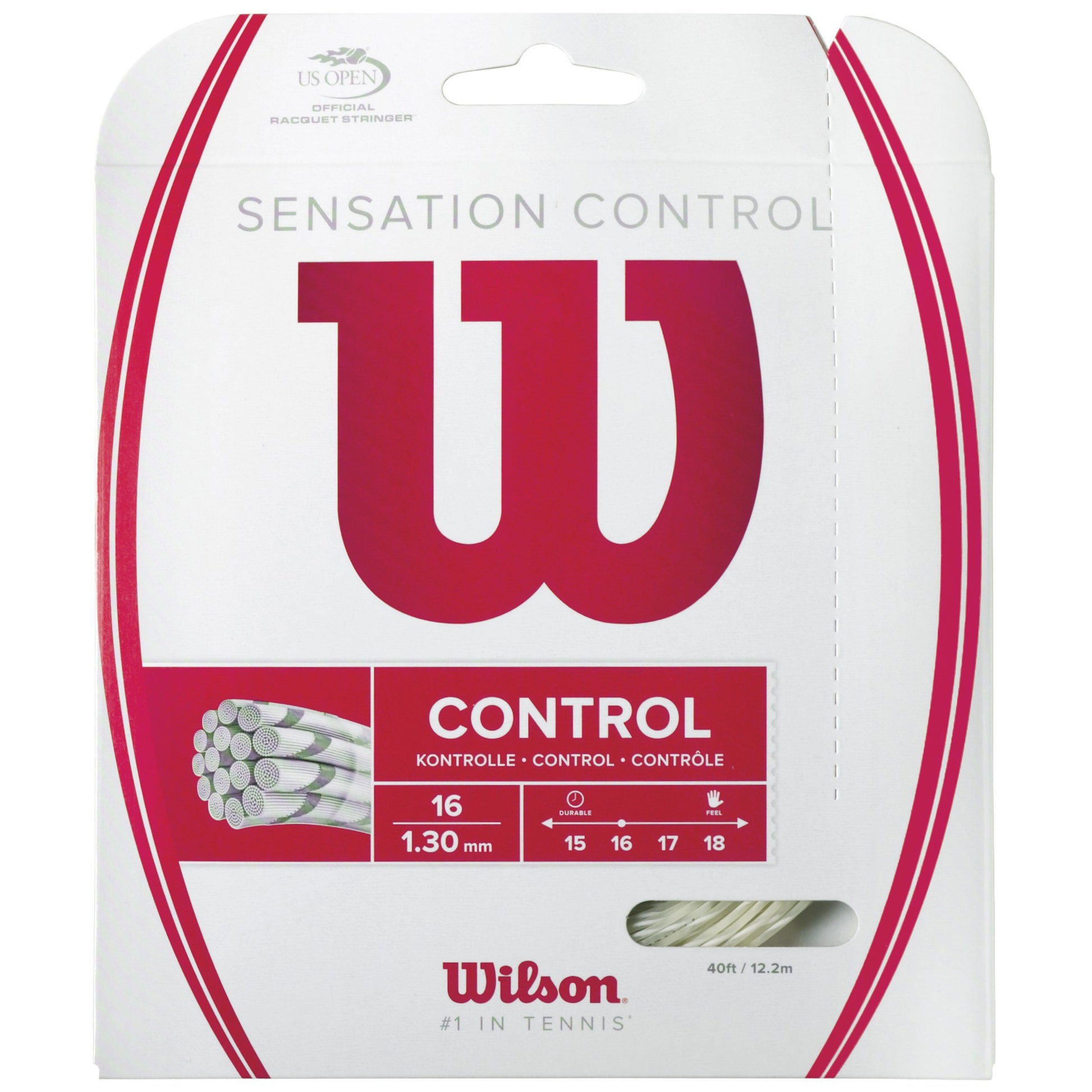 Wilson Sensation Control Výpletová Sada 12,2m-Přírodní Barvy