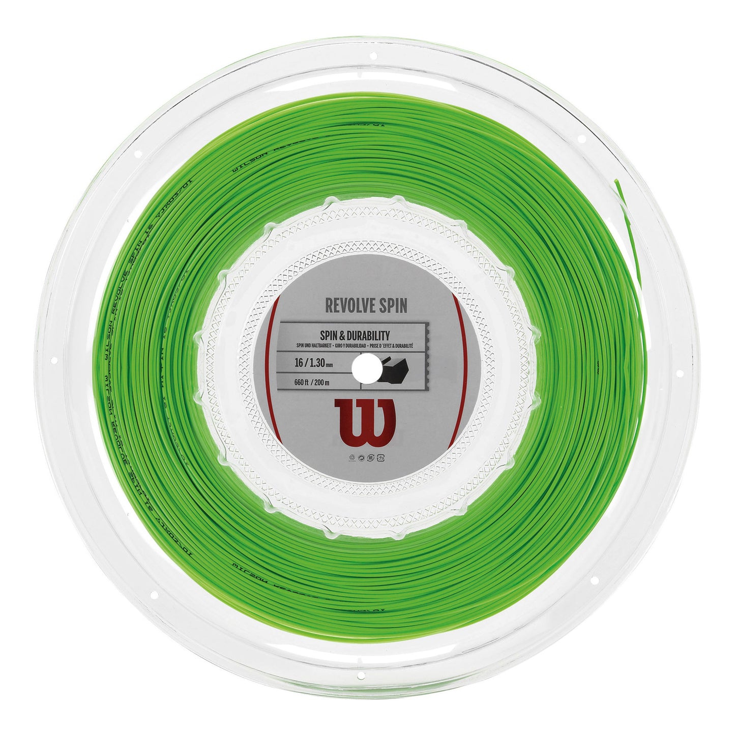Wilson Revolve Spin Výplet-Role 200m-Zelená