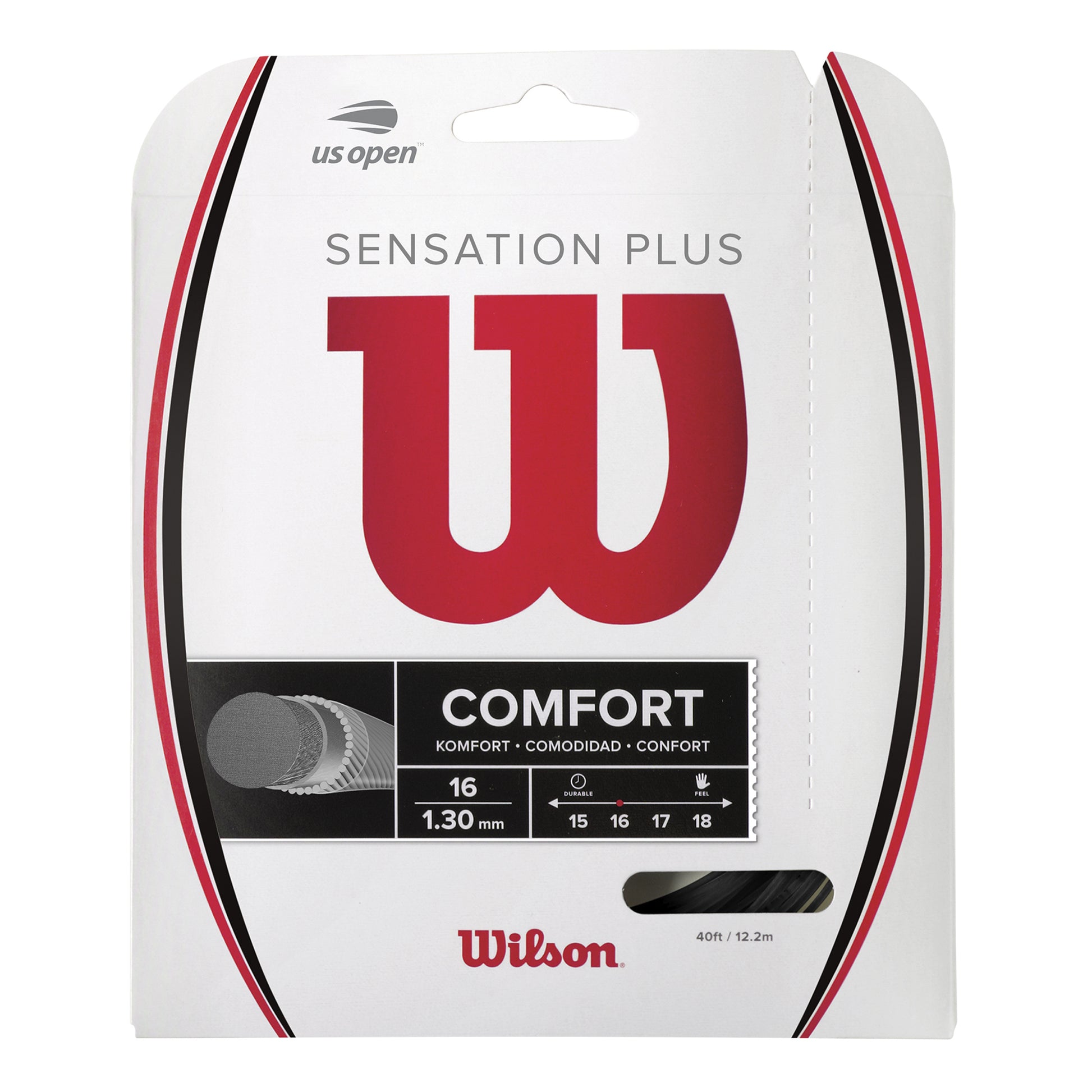 Wilson Sensation Plus Výpletová Sada 12,2m-Černá