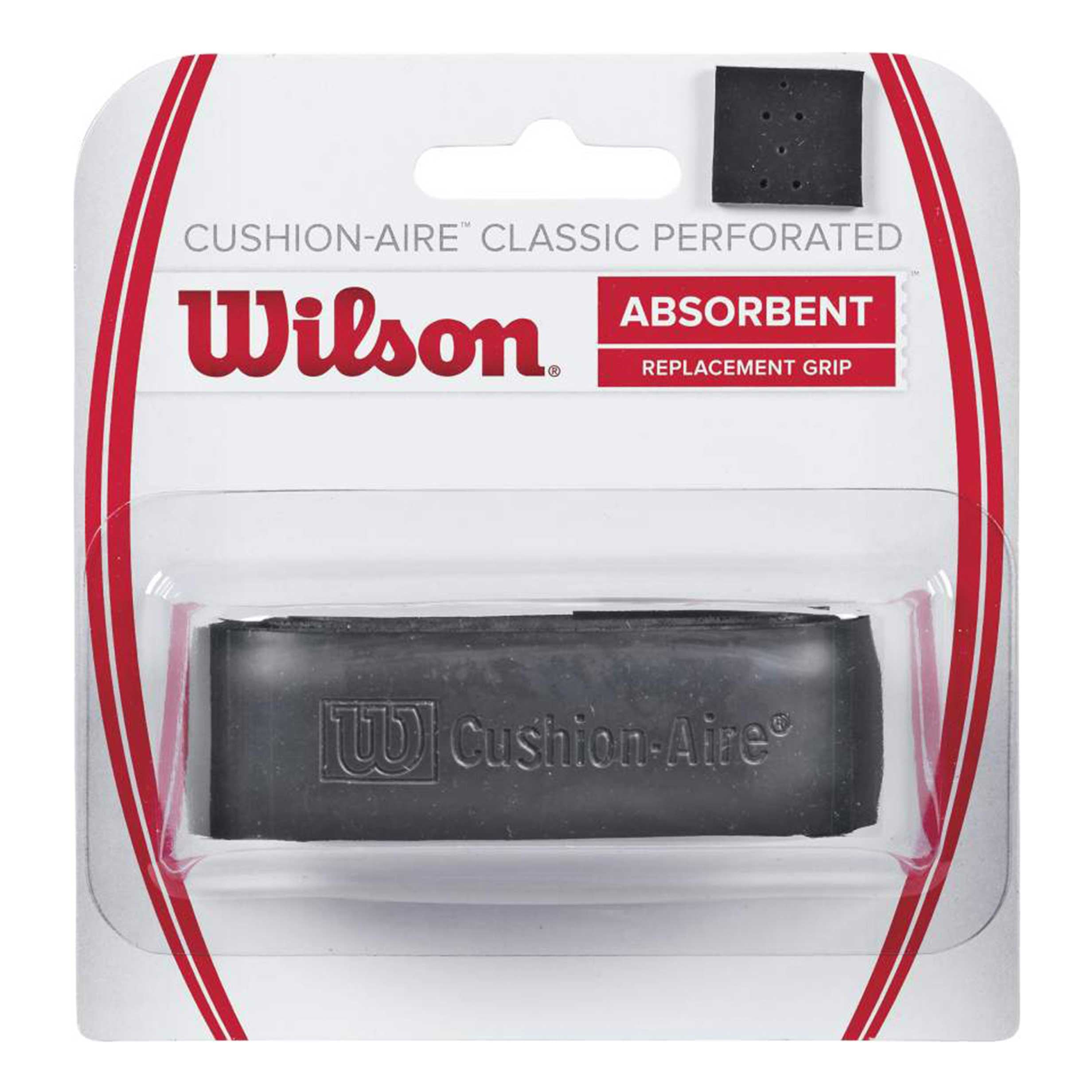 Wilson Cushion-Aire Classic Perforated 1ks V Balení-Černá