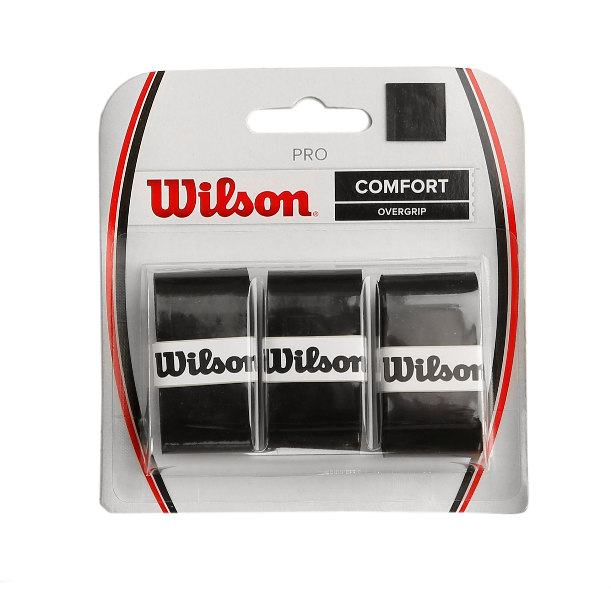 Wilson Pro Overgrip 3ks V Baleni-Černá