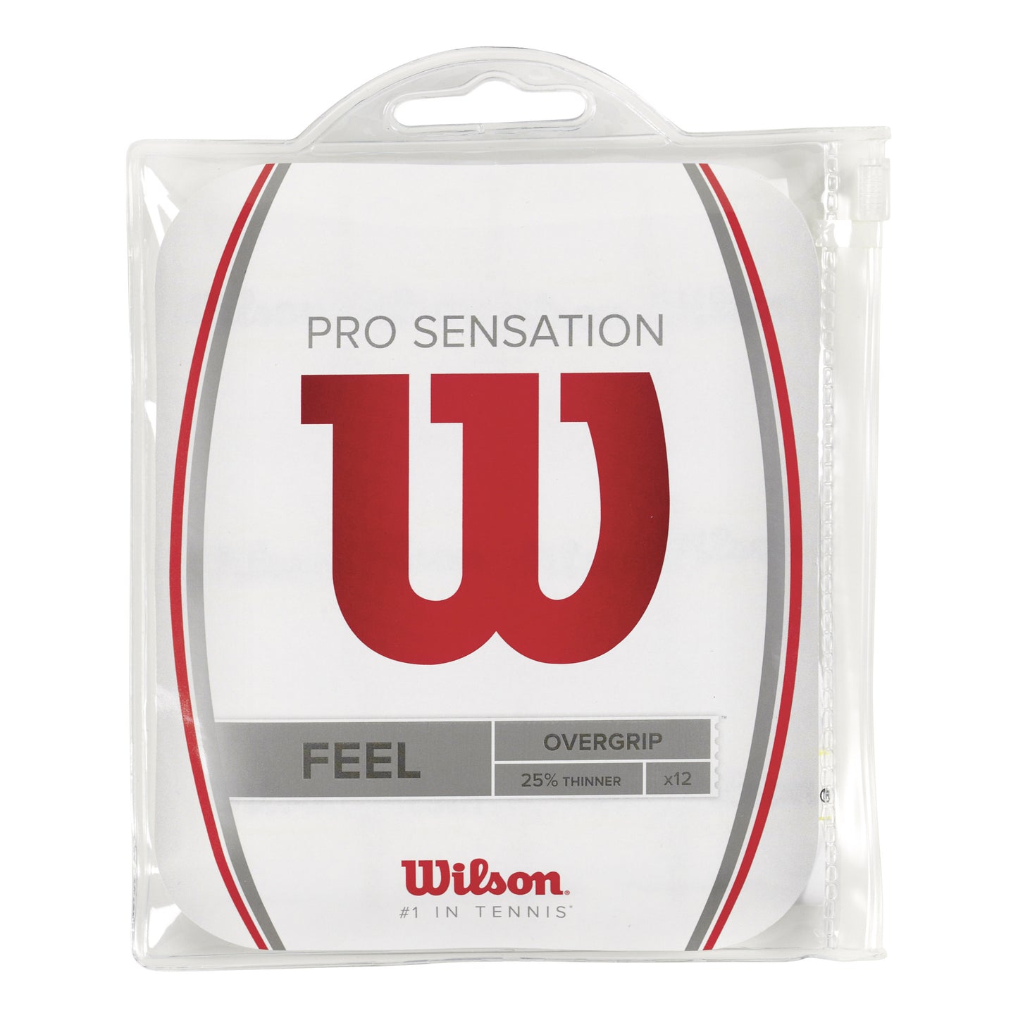 Wilson Pro Overgrip Sensation 12ks Baleni-Bílá