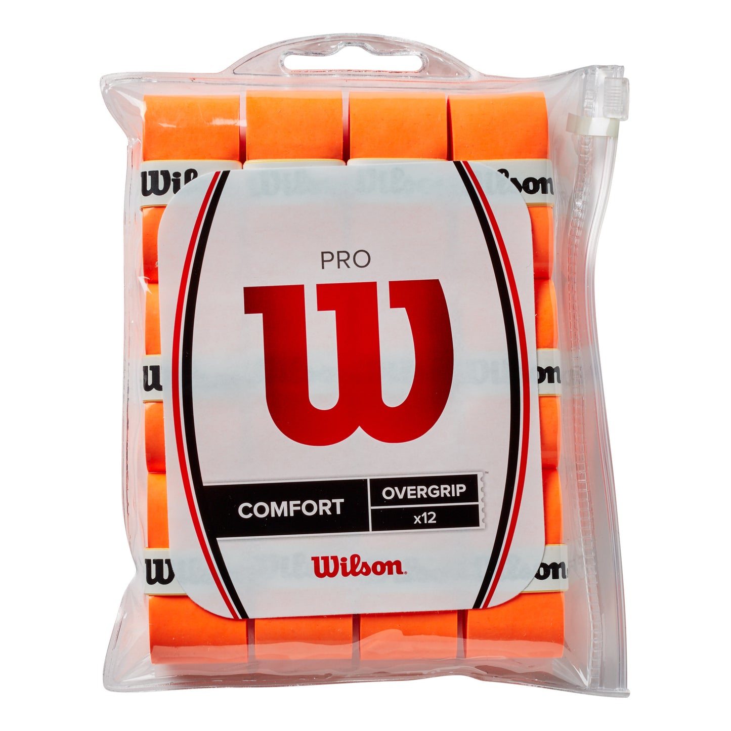 Wilson Burn Pro Overgrip 12ks Baleni-Oranžová