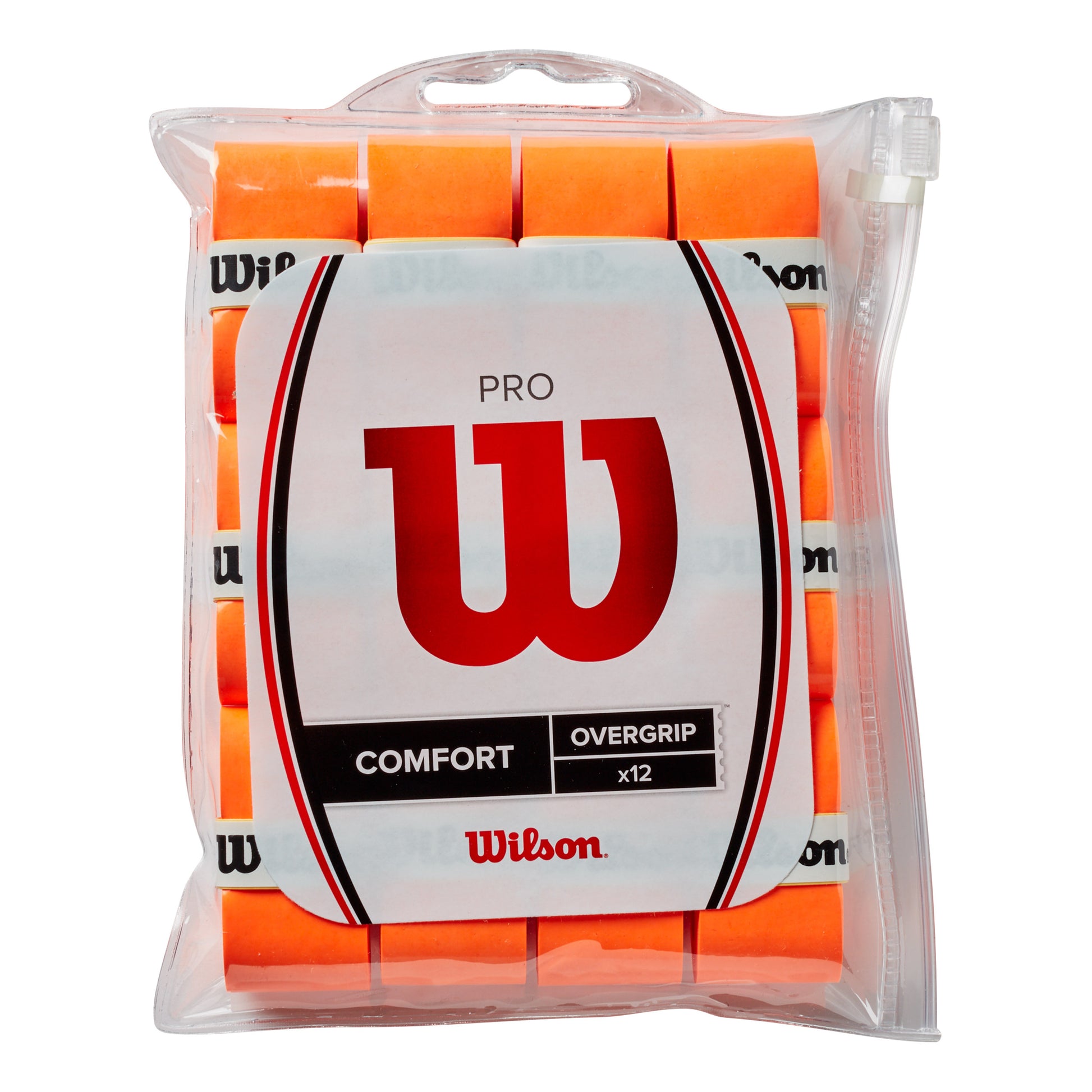 Wilson Burn Pro Overgrip 12ks Baleni-Oranžová