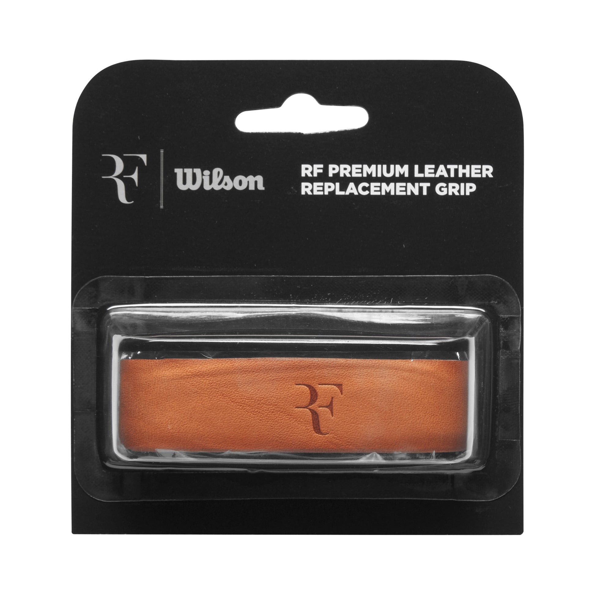 Wilson RF Leather Replacement Grip 1ks V Balení-Hnědá