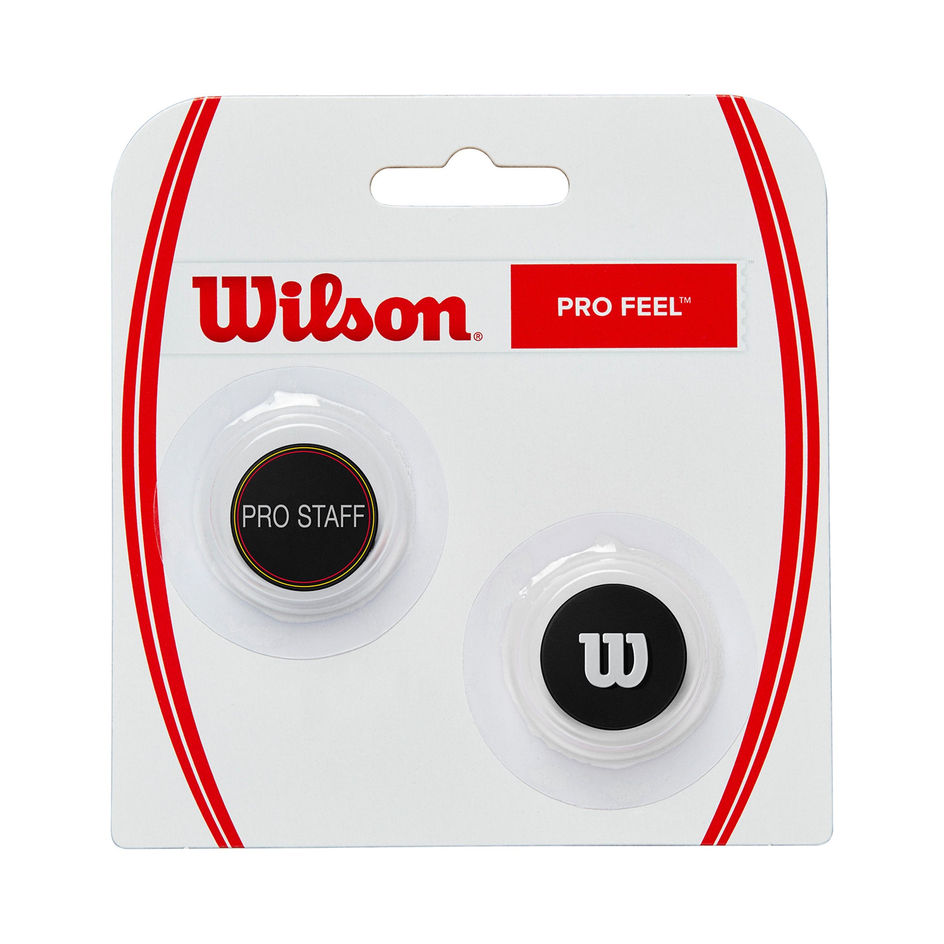 Wilson Pro Staff Pro Feel Pro Staff Tlumítko Vibrací 2ks V Baleni-Černá,Stříbrná