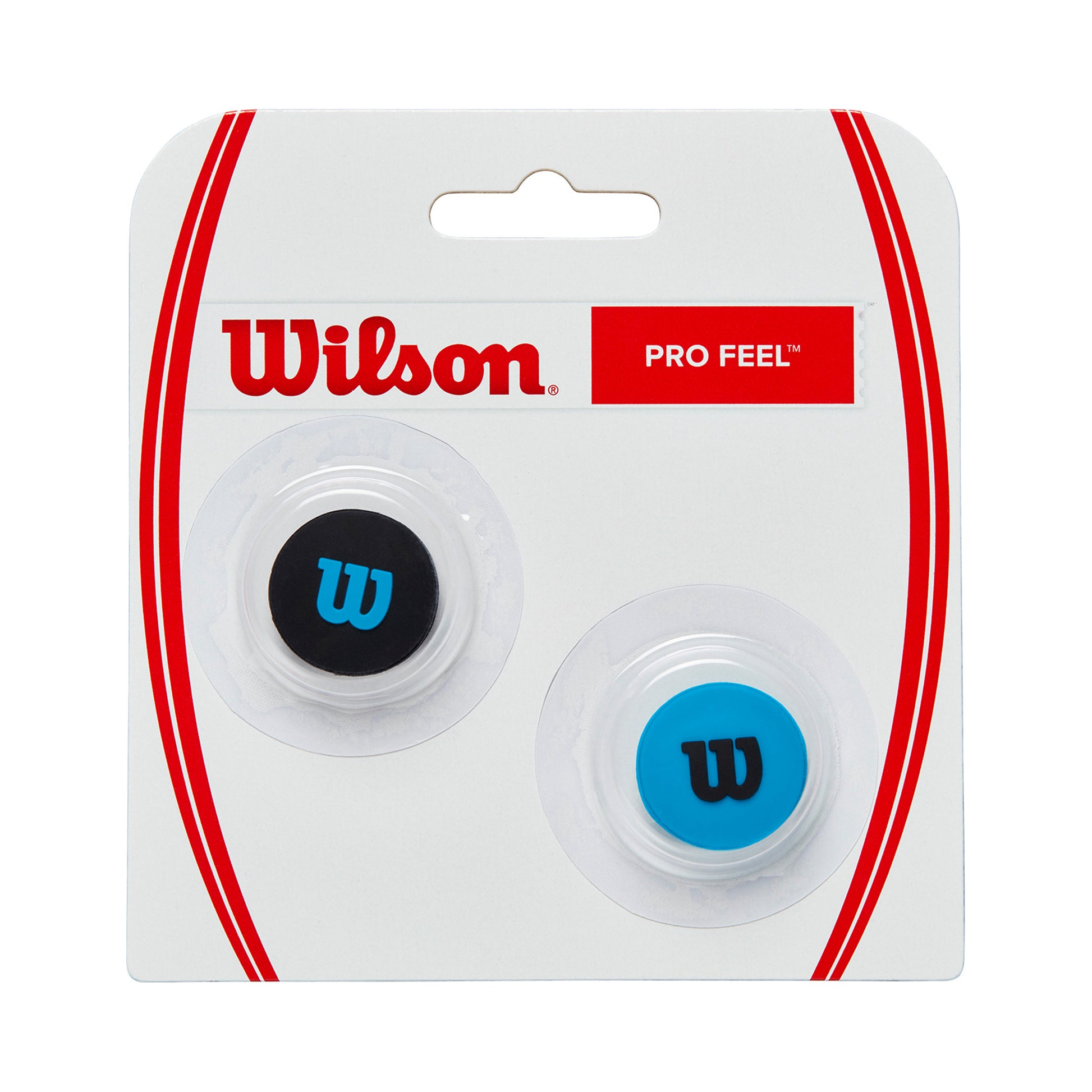 Wilson Ultra Pro Feel Ultra Tlumítko Vibrací 2ks V Baleni-Černá,Modrá