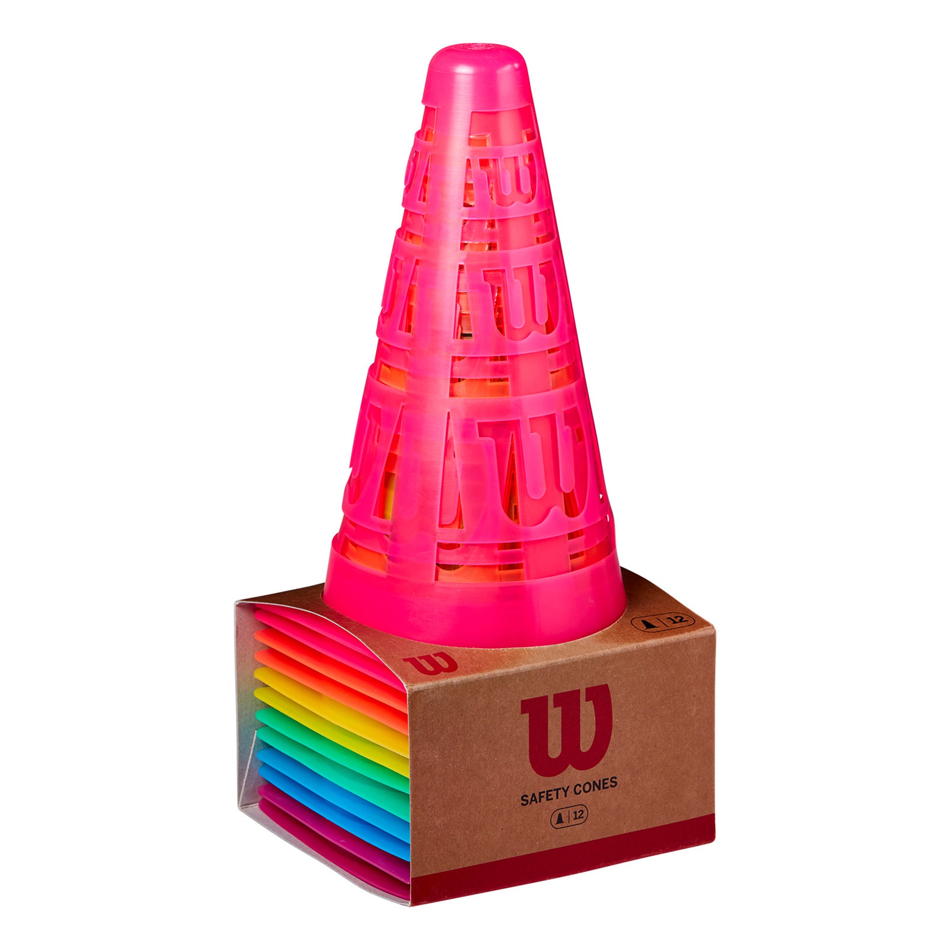 Wilson Safe Cones Kužel 12ks Baleni-Vícebarevné