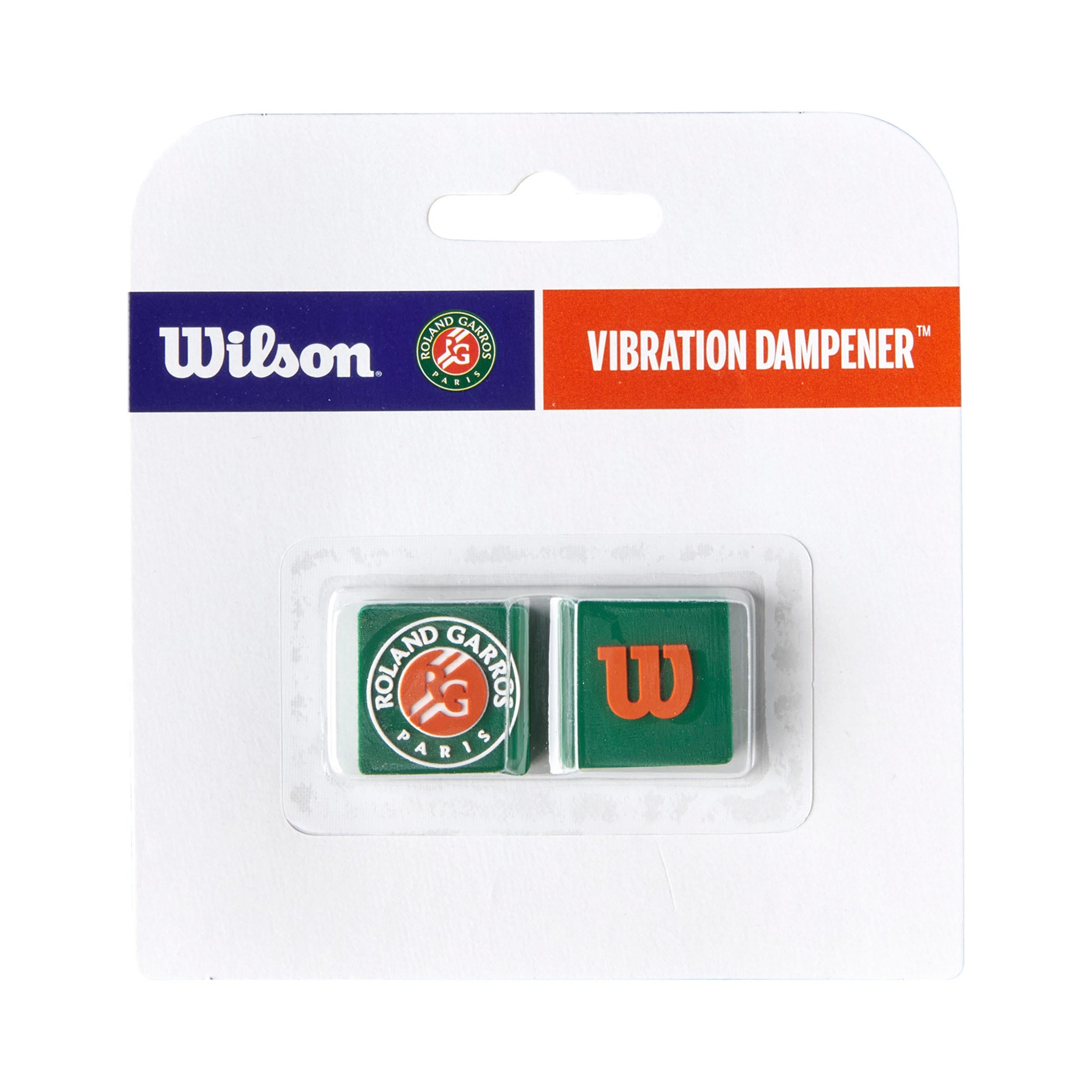 Wilson Roland Garros 2025 Tlumítko Vibrací 2ks V Baleni-Zelená,Červená