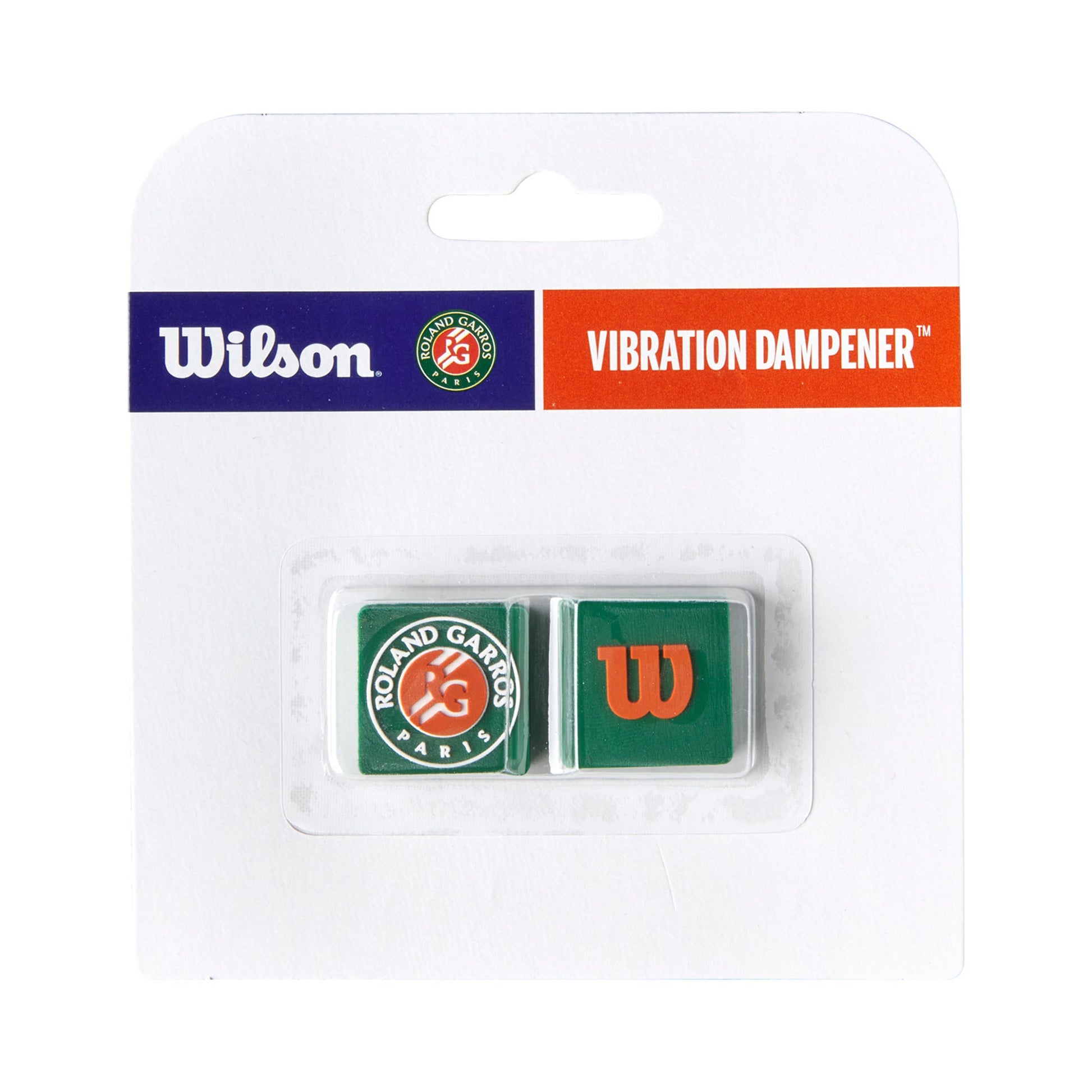 Wilson Roland Garros 2025 Tlumítko Vibrací 2ks V Baleni-Zelená,Červená