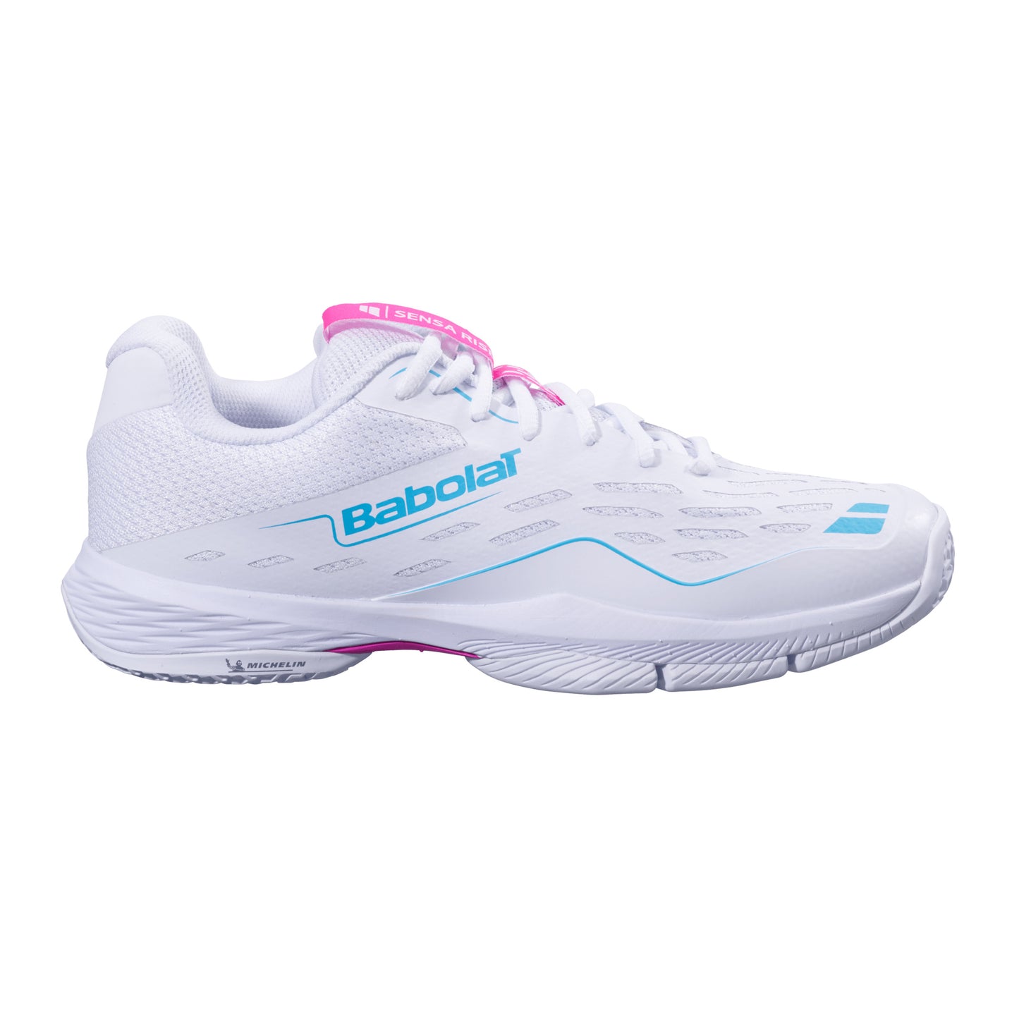 Babolat Sensa Rise Women Obuv Na Padel Dámy-Bílá,Červená