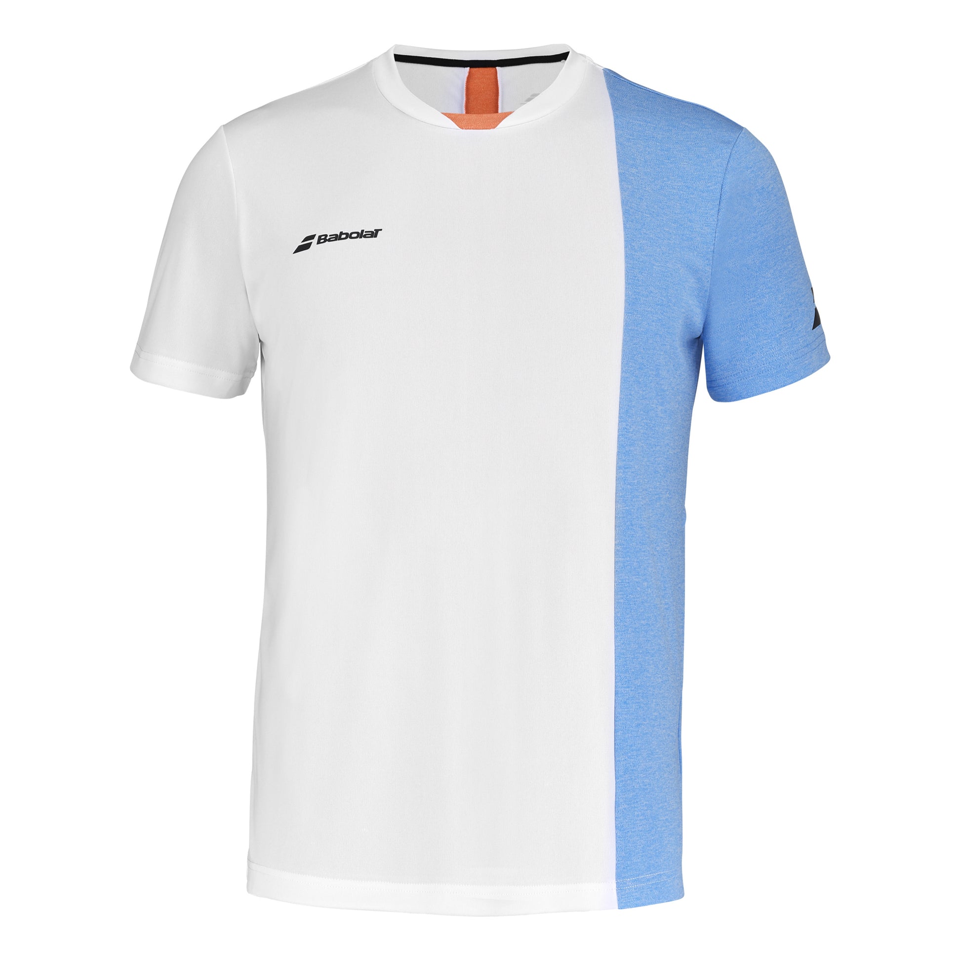 Babolat Play Crew Neck Tričko Muži - bílá, světle modrá