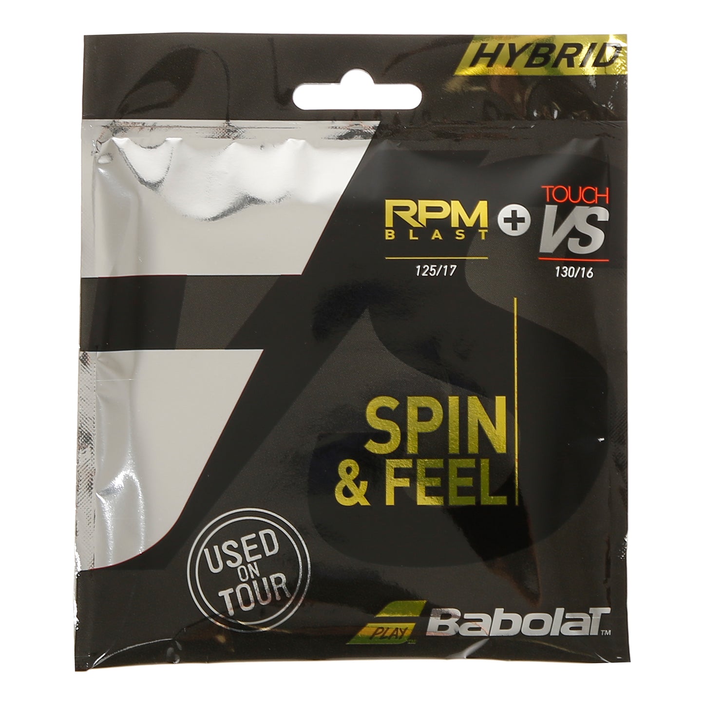 Babolat RPM Blast 125 + Touch VS 130 Výpletová Sada-Černá