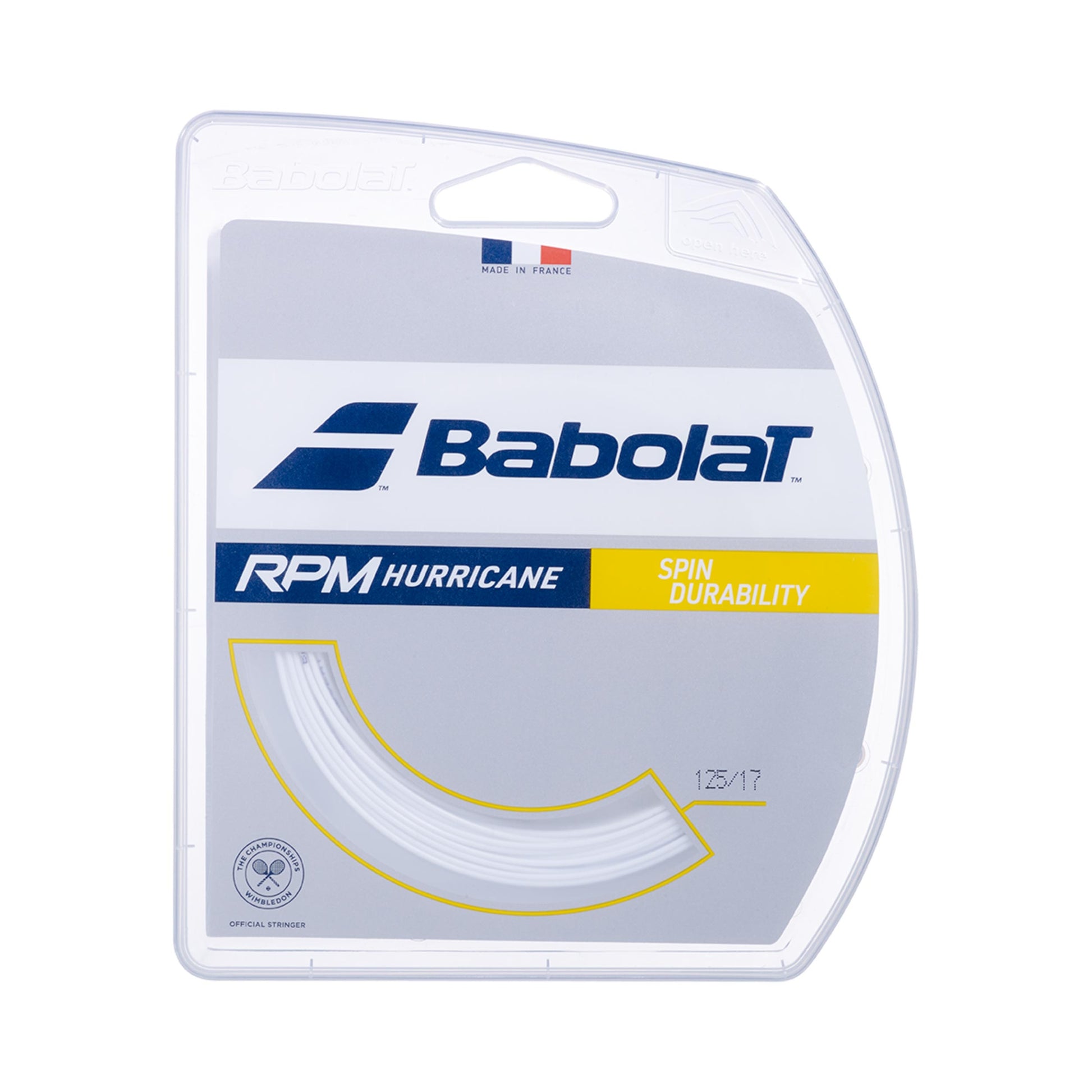 Babolat RPM Hurricane Výpletová Sada 12m-Bílá