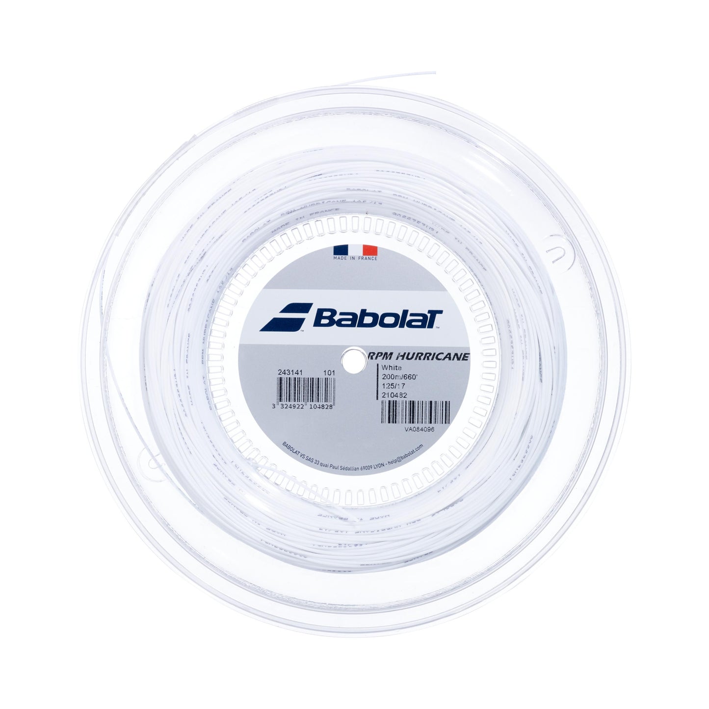 Babolat RPM Hurricane Výplet-Role 200m-Bílá