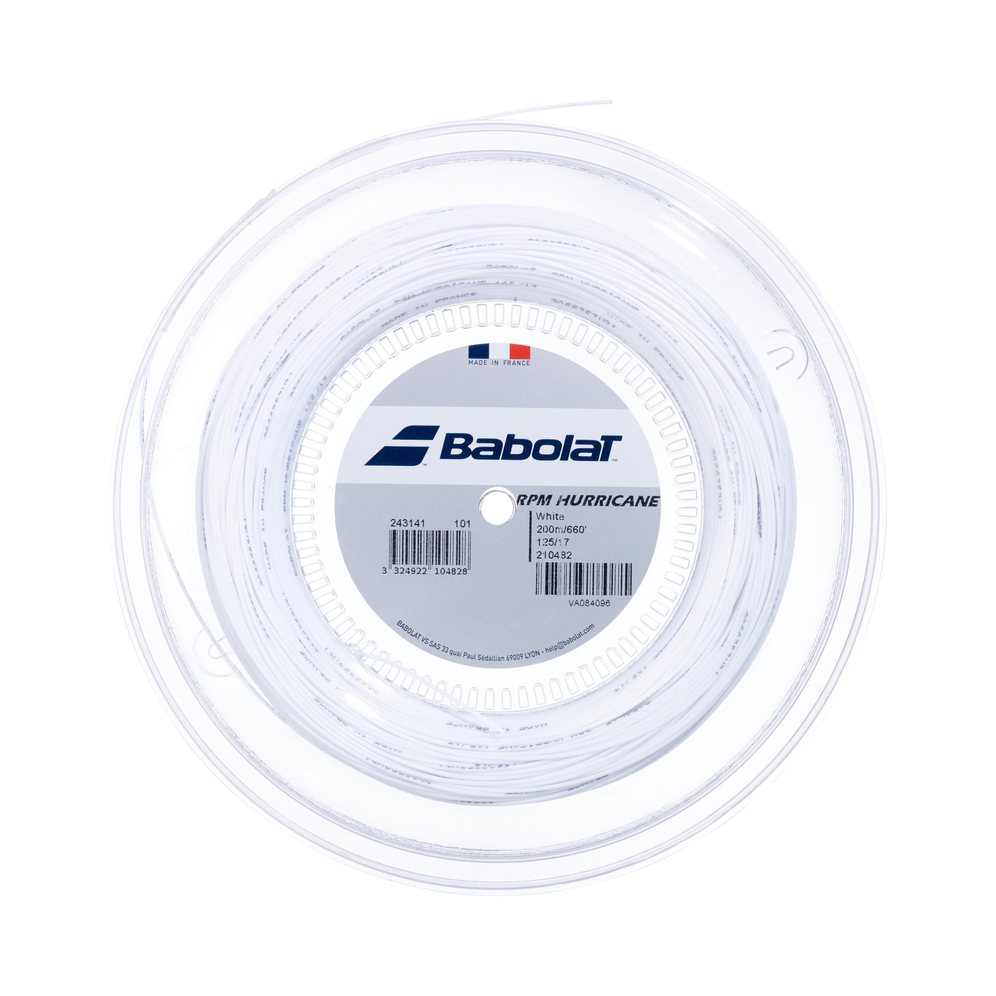 Babolat RPM Hurricane Výplet-Role 200m-Bílá