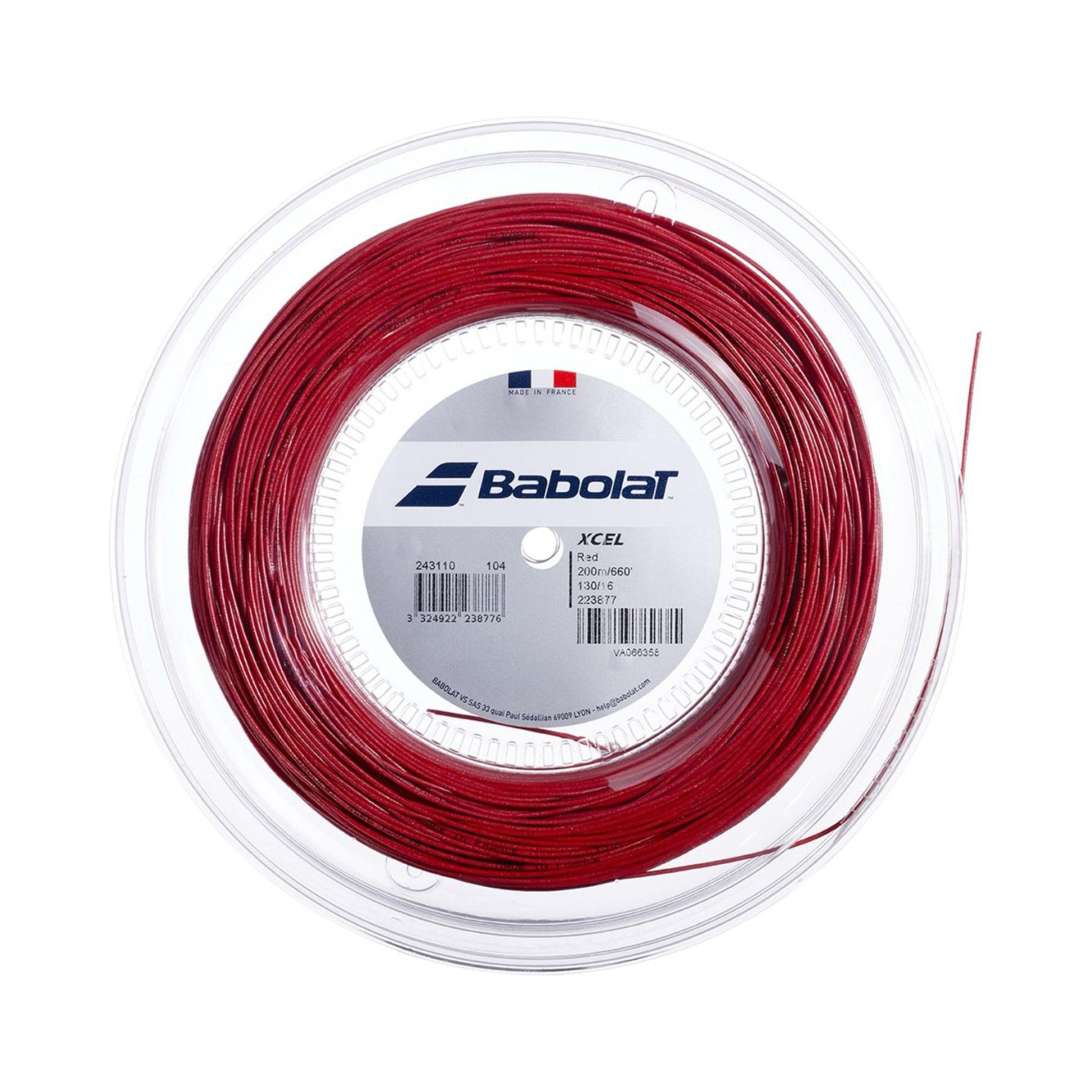Babolat Xcel Výplet-Role 200m-Červená