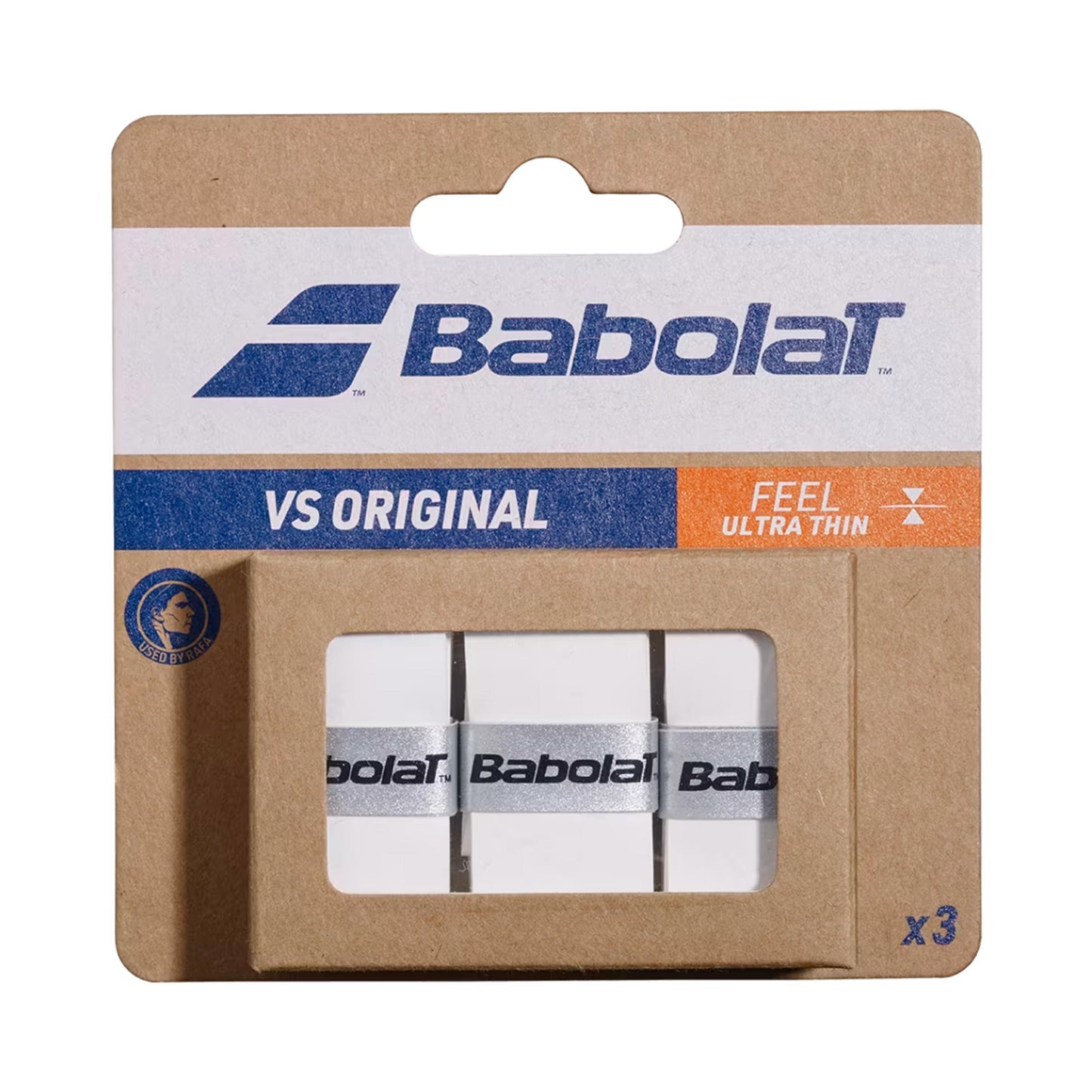 Babolat VS Grip Original 3ks V Baleni-Bílá