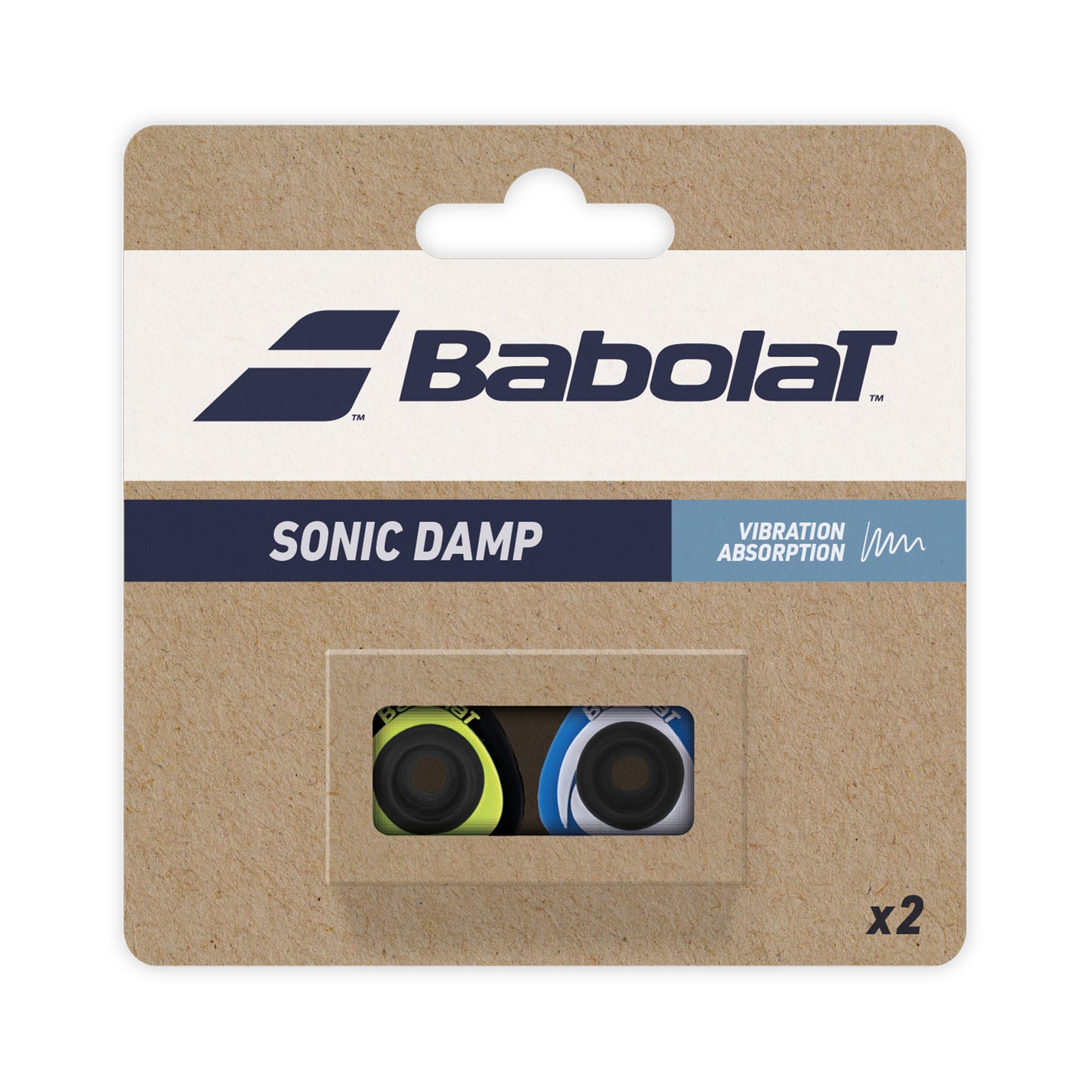 Babolat Sonic Damp Tlumítko Vibrací 2ks V Baleni-Žlutá,Žlutá