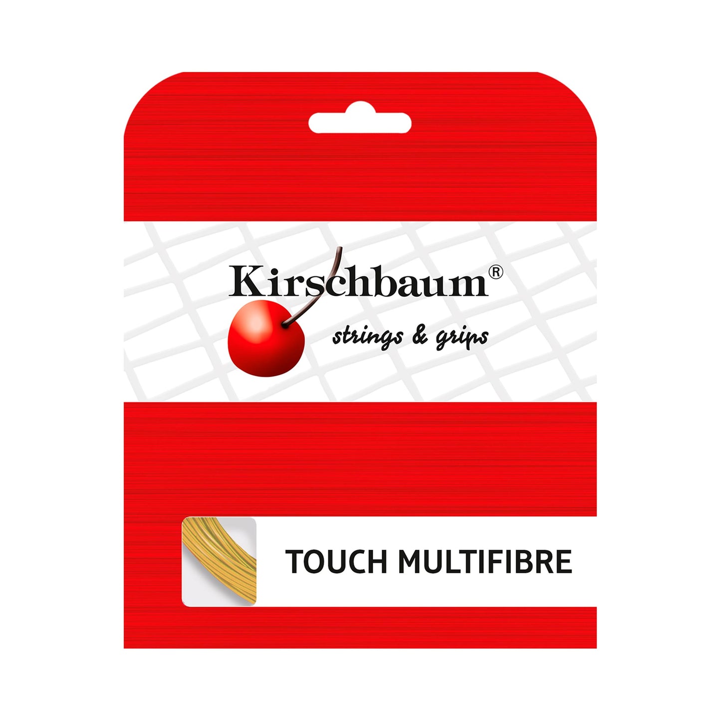 Kirschbaum Touch Multifibre Výpletová Sada 12m-Žlutá