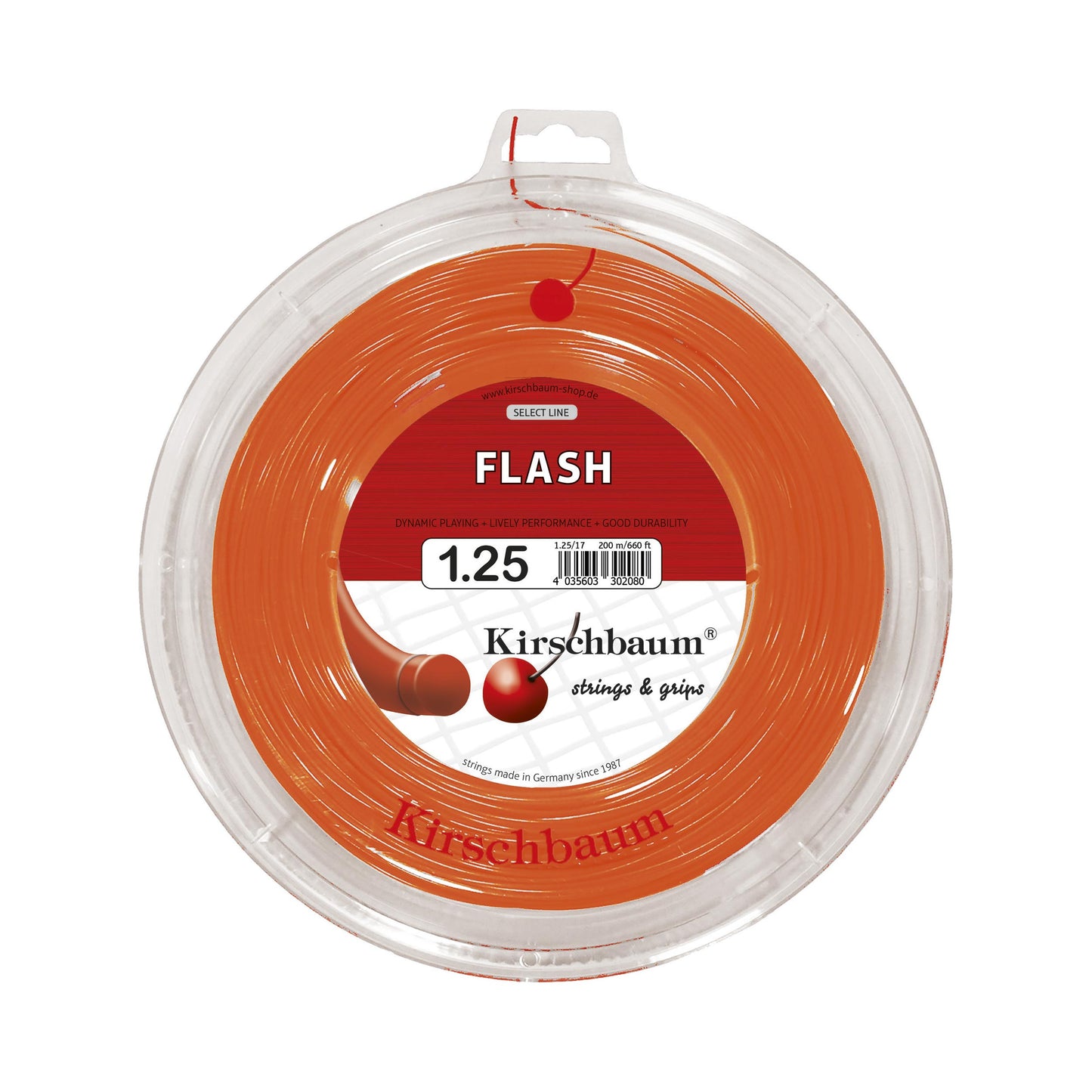 Kirschbaum Flash Výplet-Role 200m-Oranžová