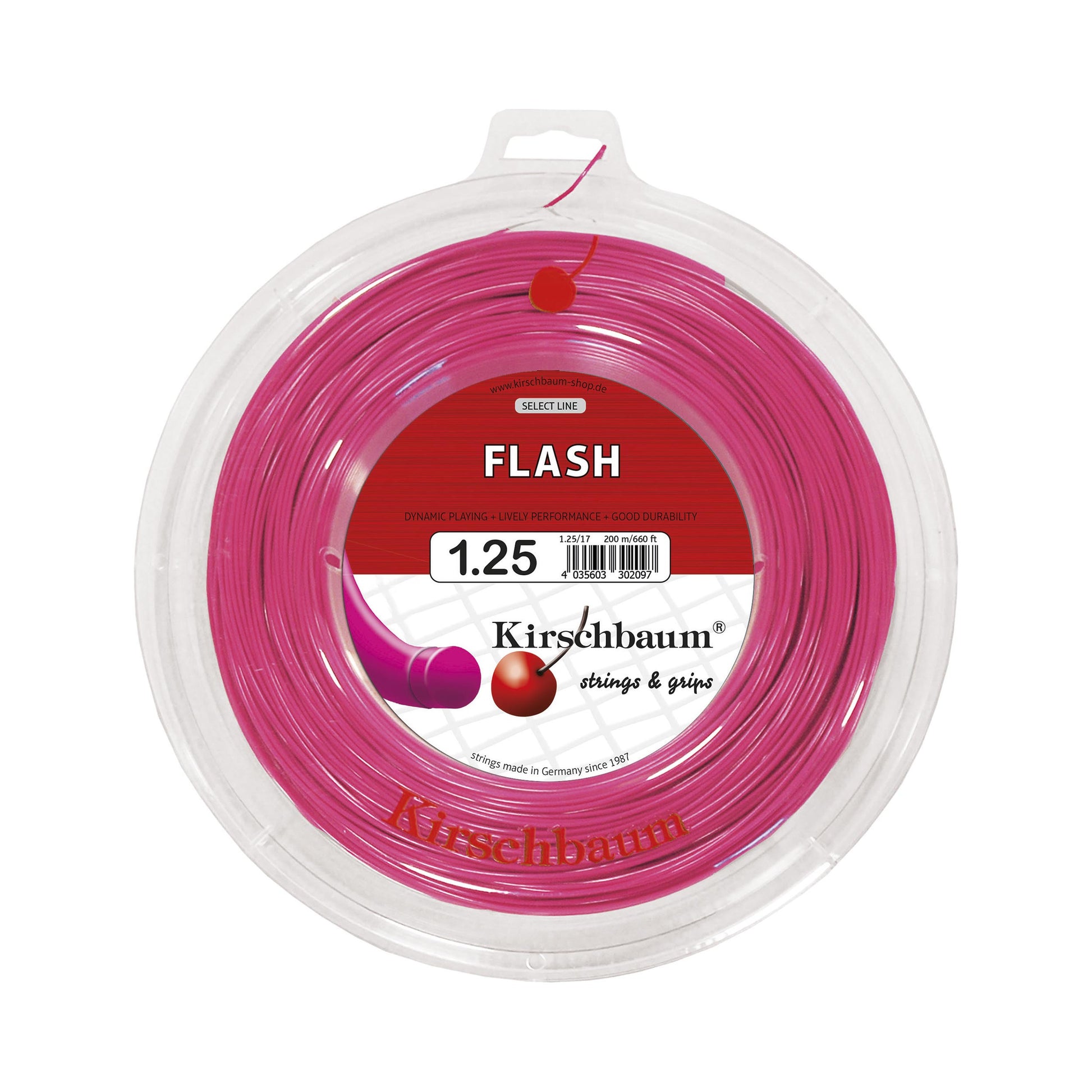 Kirschbaum Flash Výplet-Role 200m-Růžová