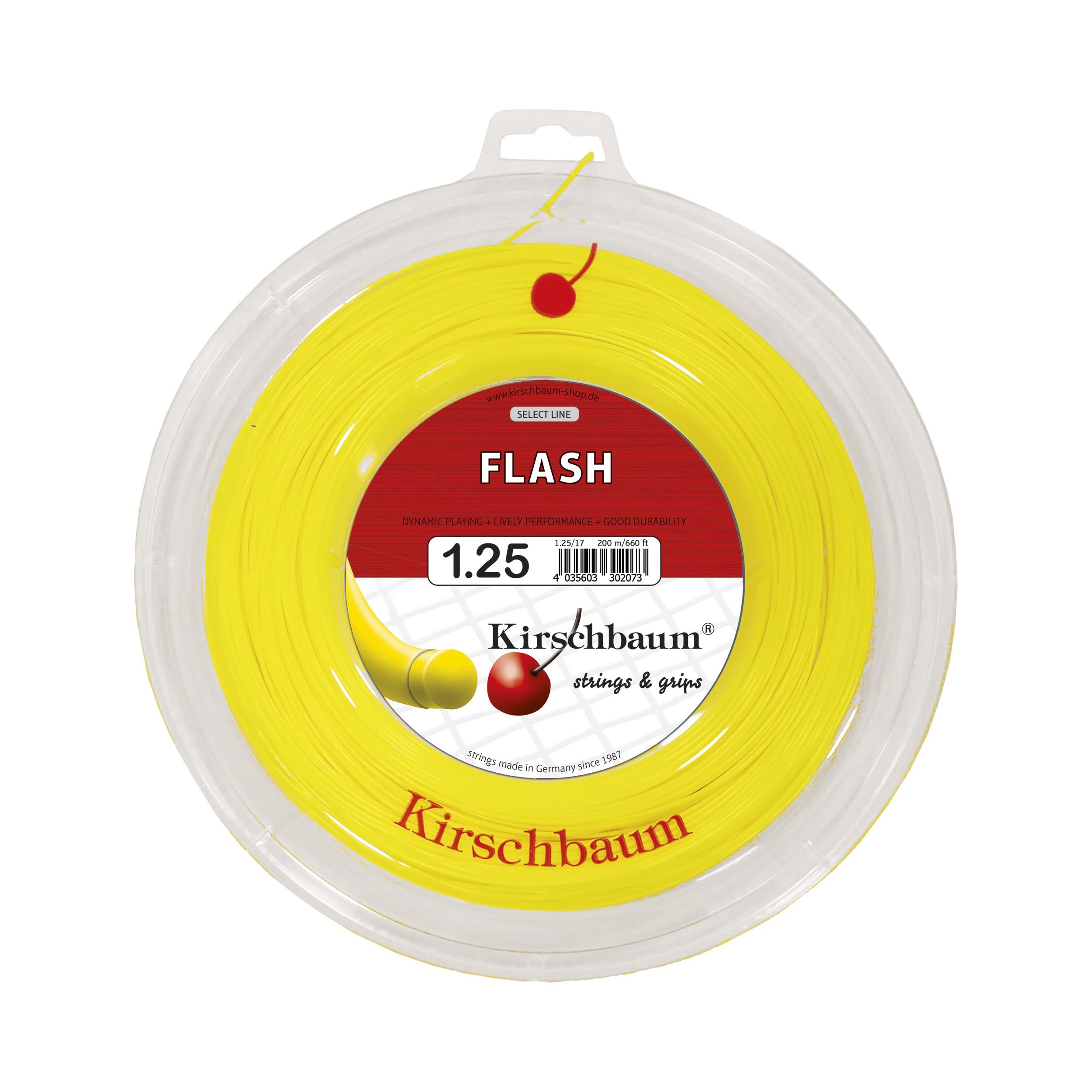 Kirschbaum Flash Výplet-Role 200m-Žlutá