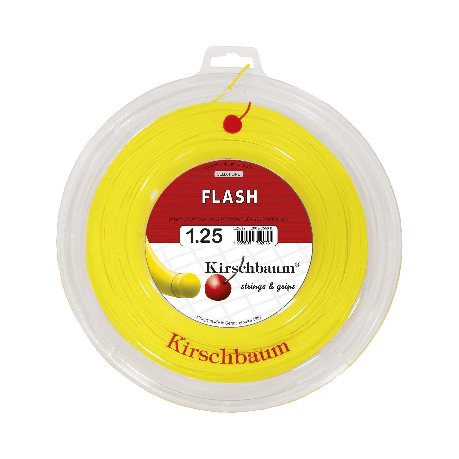 Kirschbaum Flash Výplet-Role 200m-Žlutá