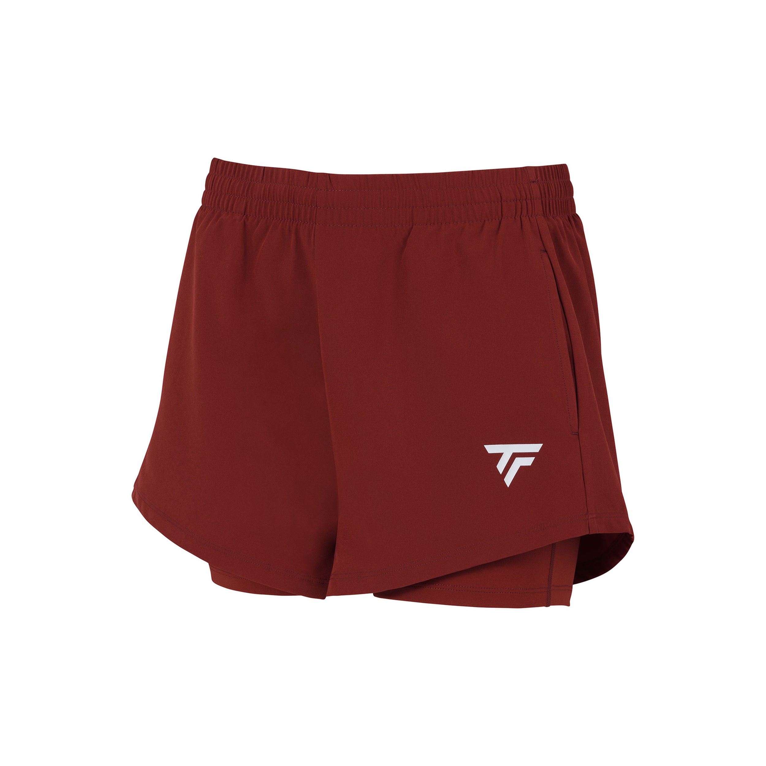Tecnifibre Team Šortky Na Míče Dámy-Tmavě Červená