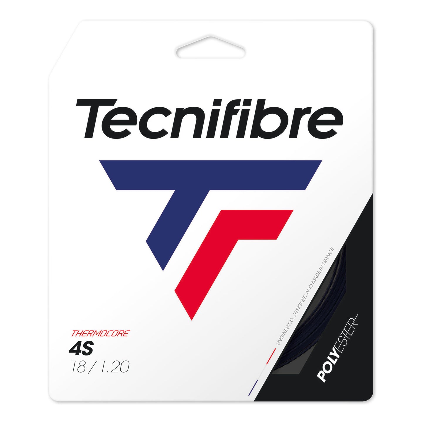 Tecnifibre Black Code 4S 12m Výpletová Sada-Černá