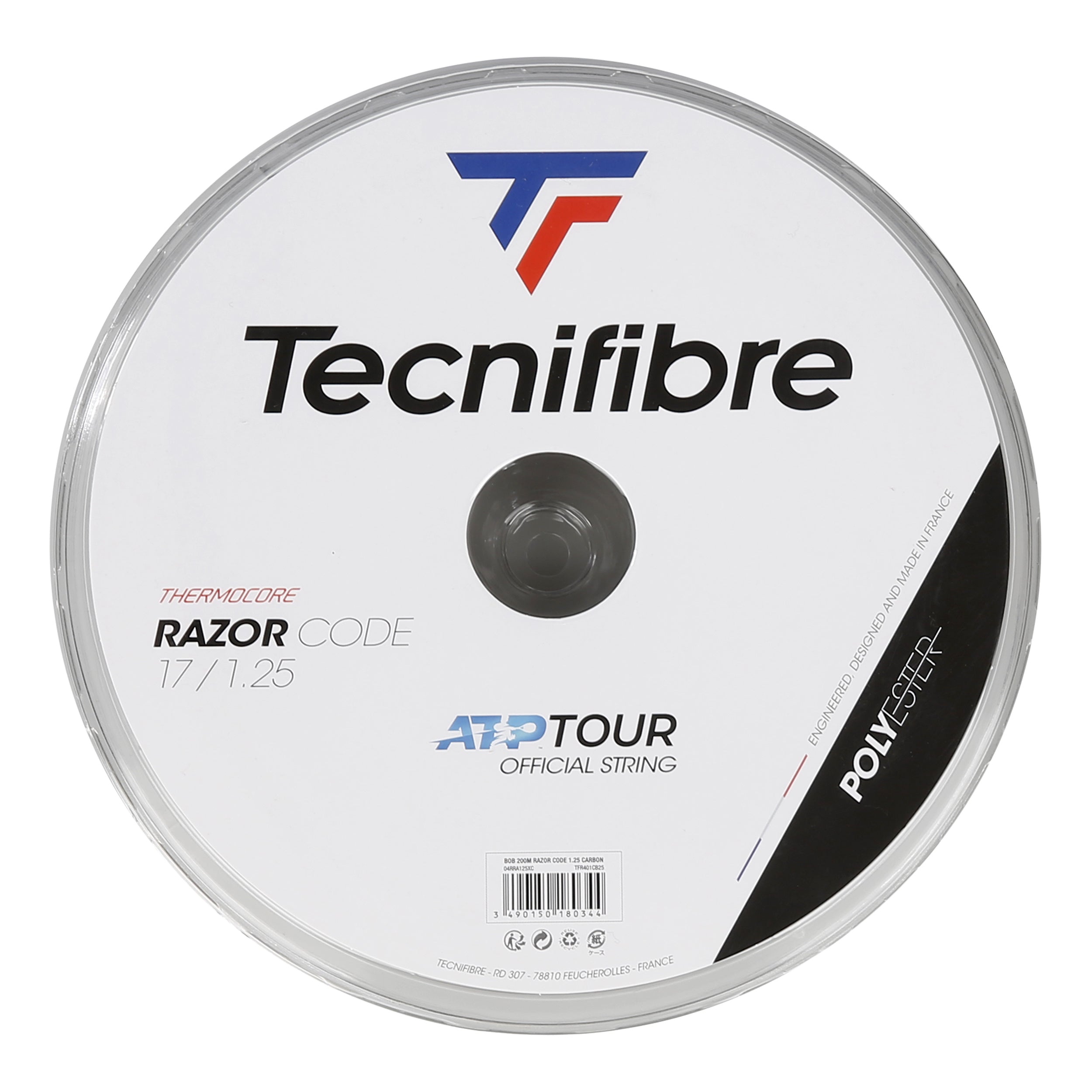 Tecnifibre Razor Code 200m Výplet-Role-Modrá