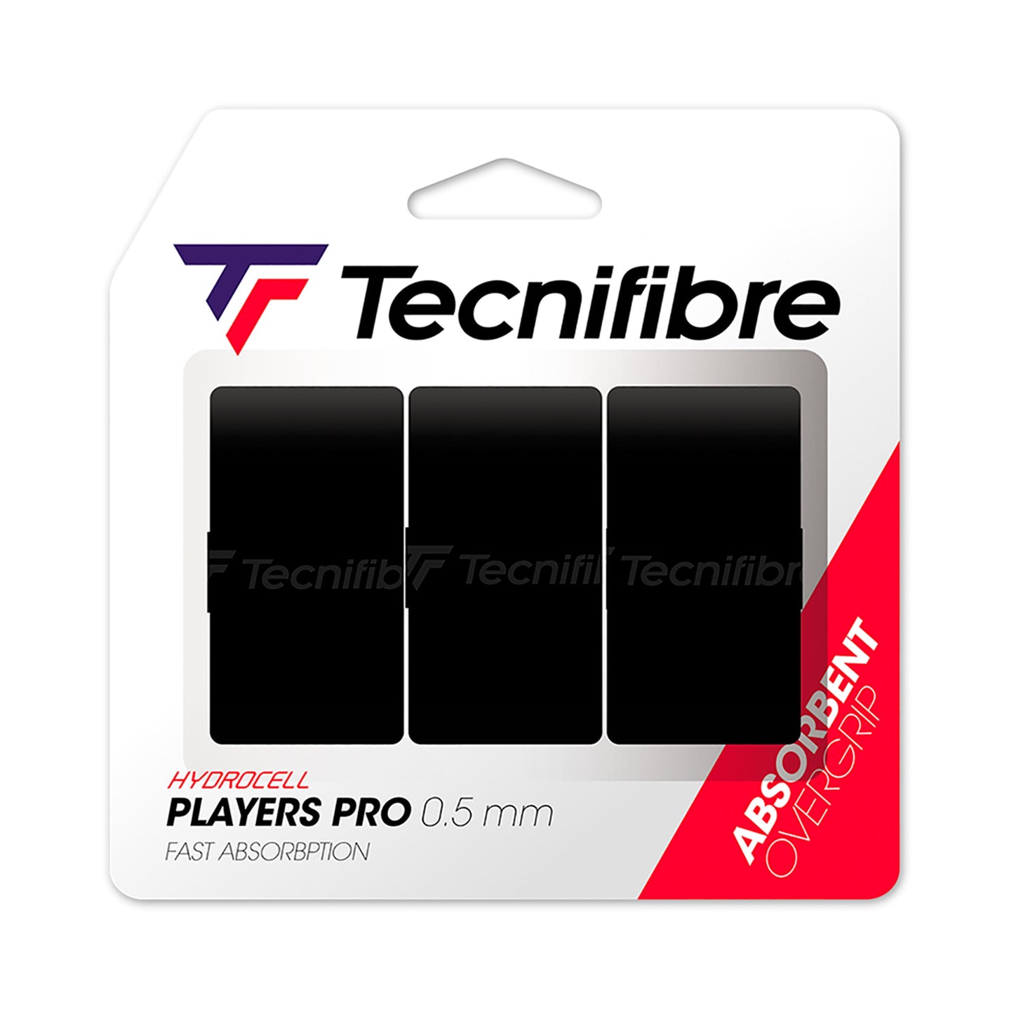 Tecnifibre Players Pro 3er 3ks v baleni - černá
