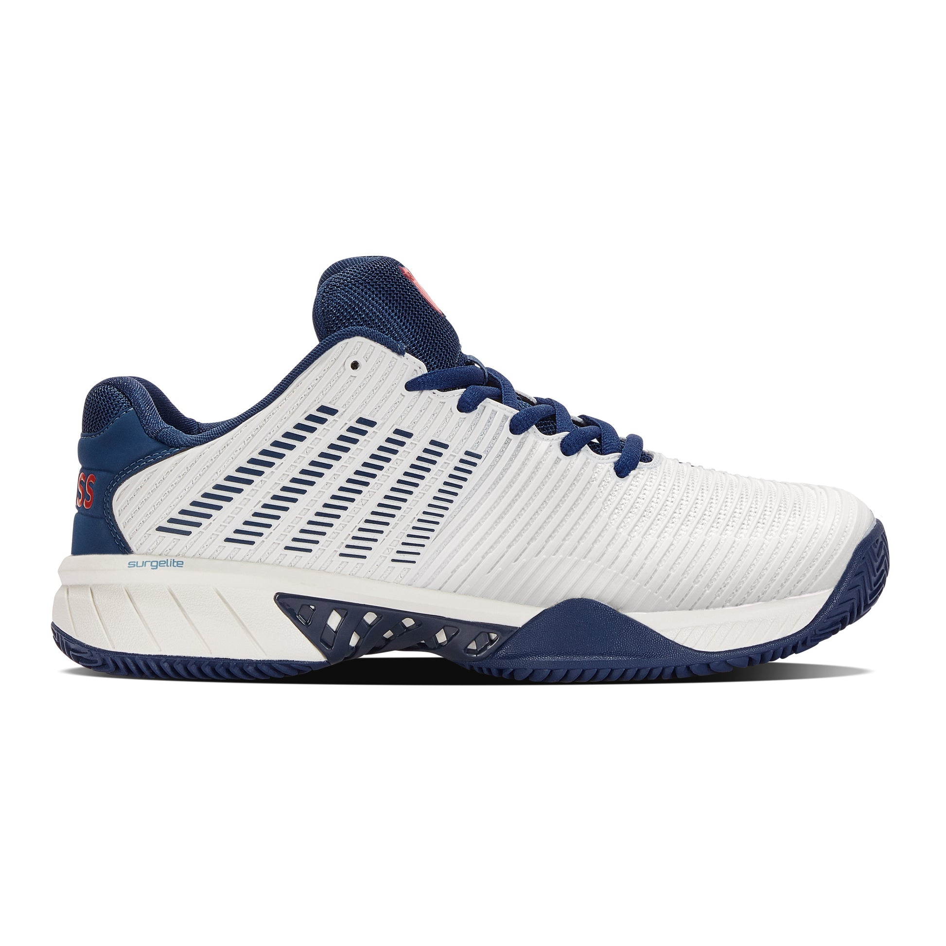 K-Swiss Hypercourt Express 2 Obuv na antuku Muži - bílá, tmavě modrá