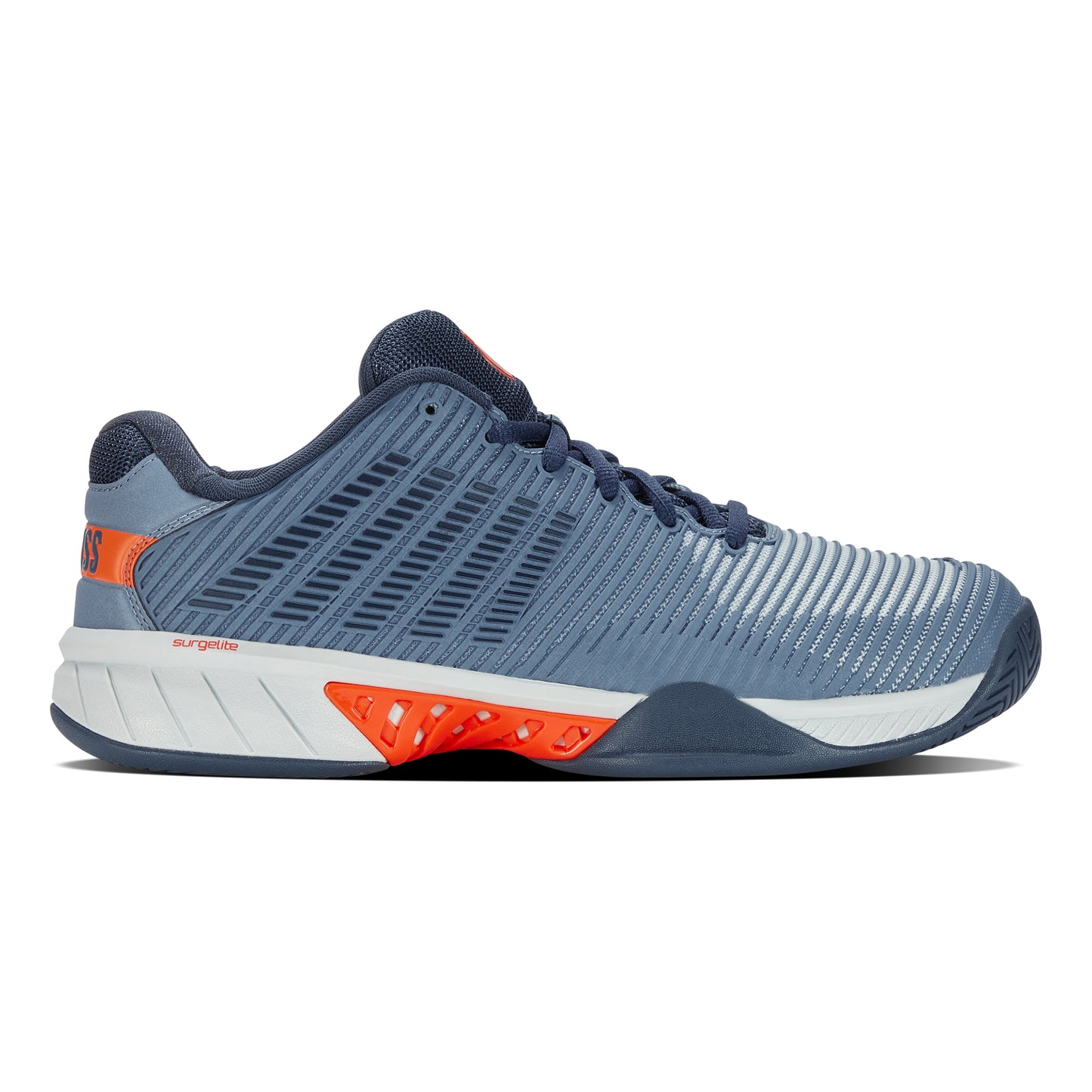 K-Swiss Hypercourt Express 2 Obuv na všechny povrchy Muži - blaugrau, oranžová