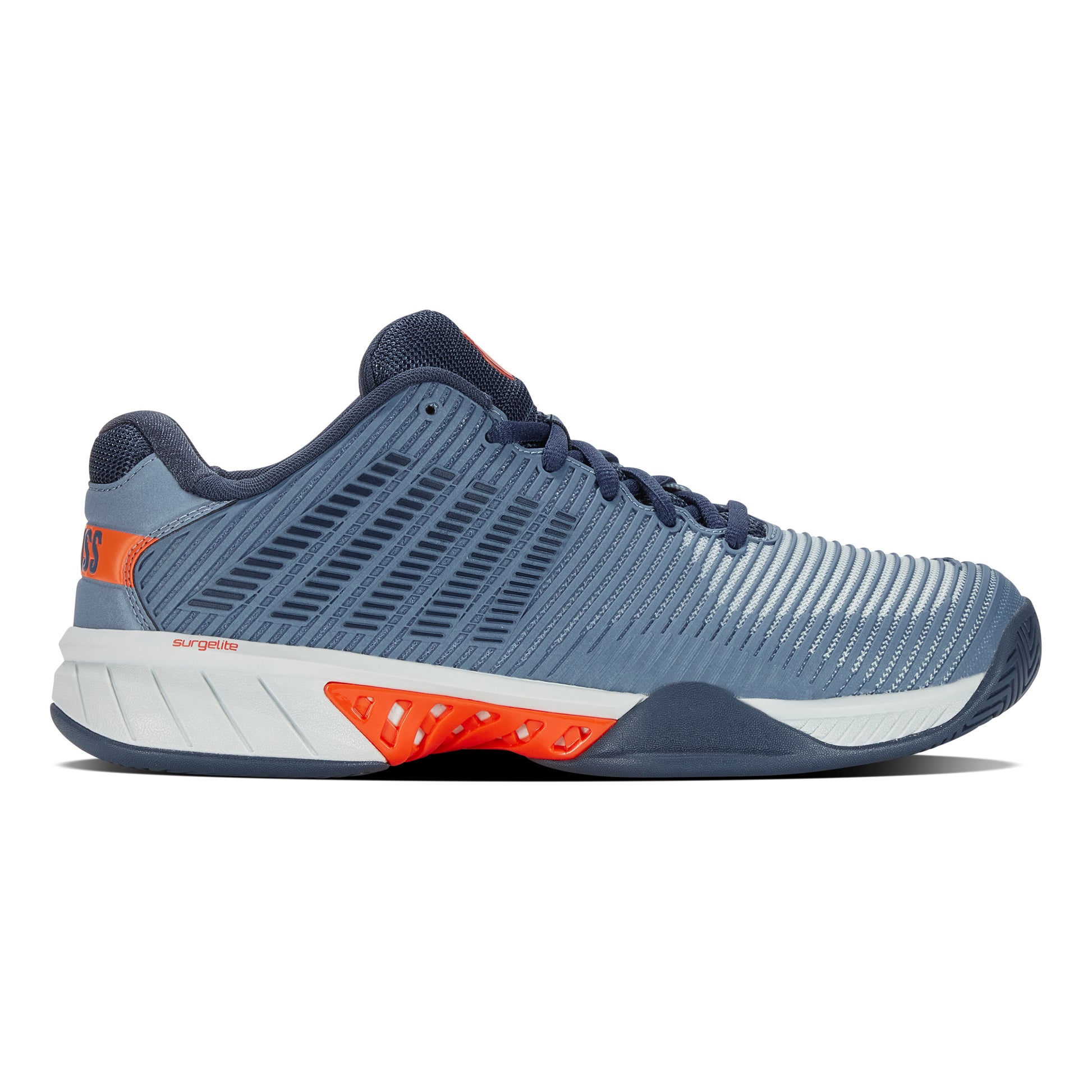 K-Swiss Hypercourt Express 2 Obuv na všechny povrchy Muži - blaugrau, oranžová